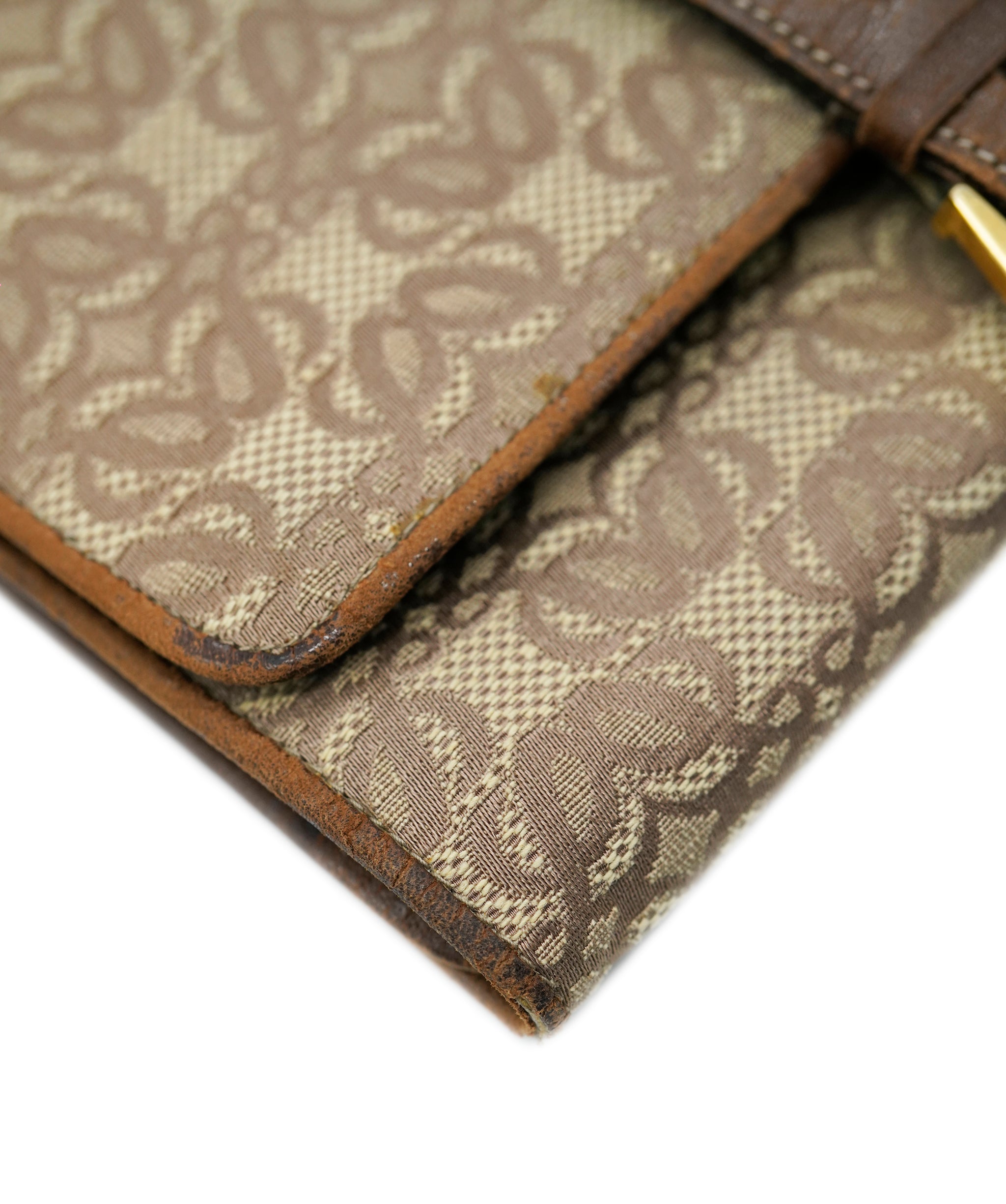 Vintage brown monogram loewe agenda  ABL0017