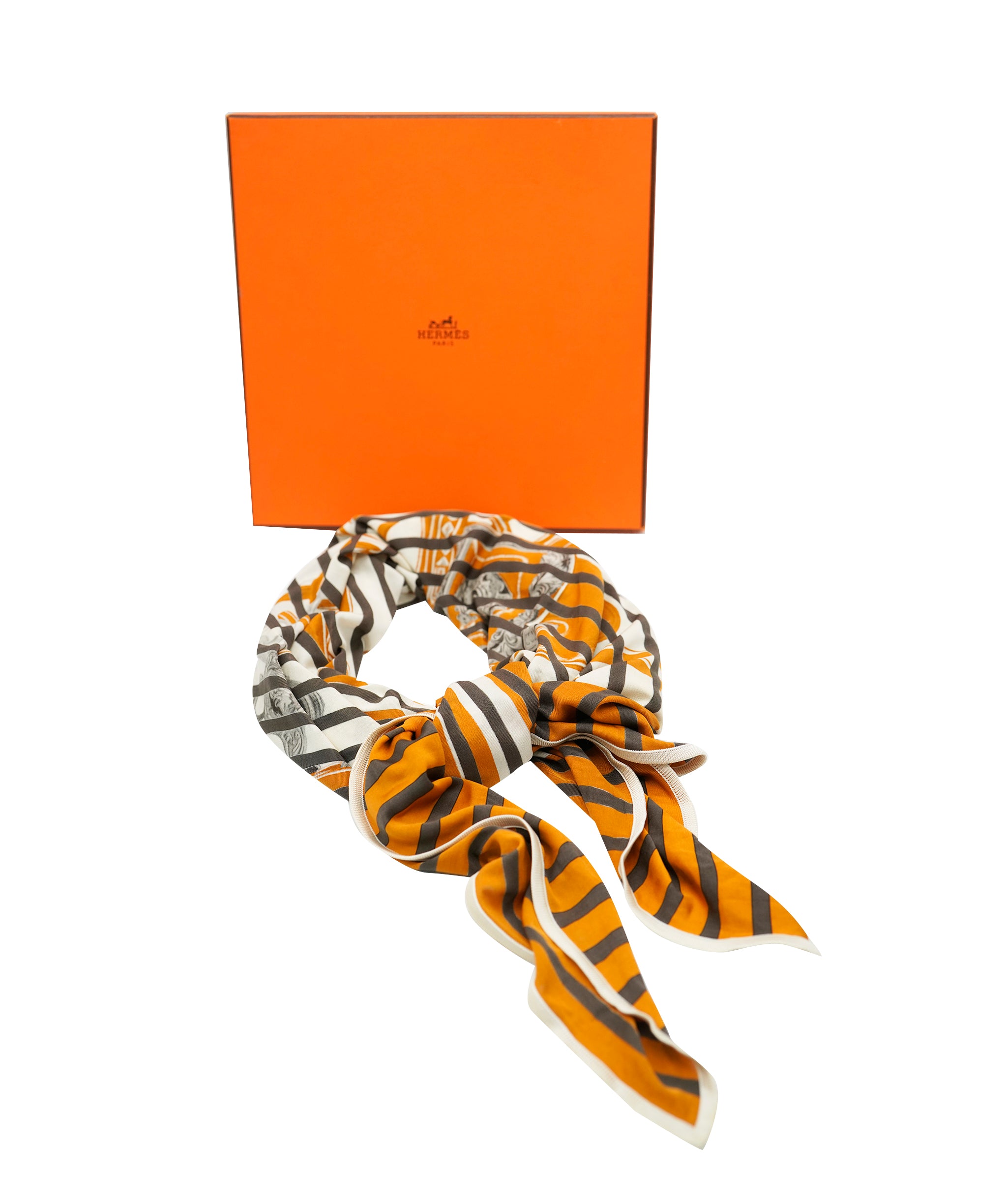 Hermes brides de gala forever stripe 90 scarf  ABL0014