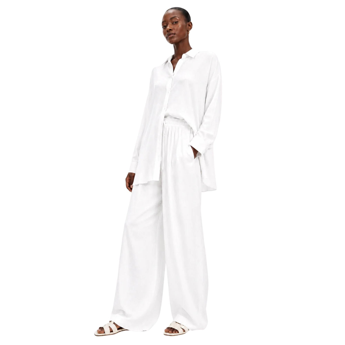 LINEN-VISCOSE 2-PIECE SET زوج (SHIRT & PANTS قميص وبنطلون) “THE SOFTY"