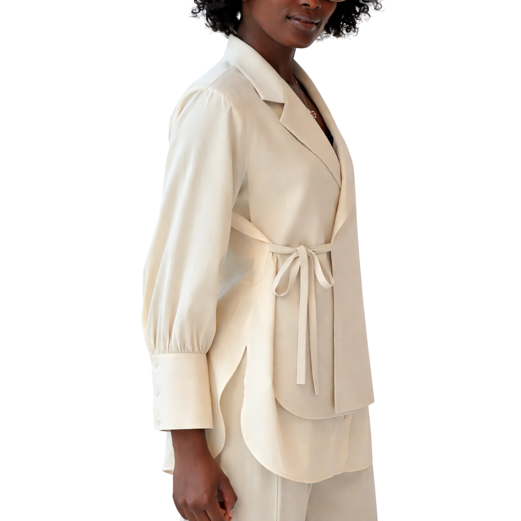 LONG SLEEVES BLOUSE-BLAZER "MIKA" (‎قميص)