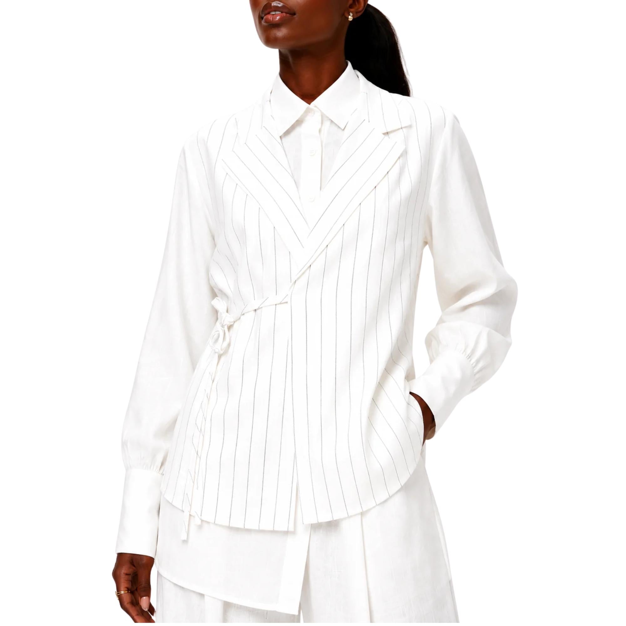 LONG SLEEVE SHIRT-BLAZER  قميص “IVORY"