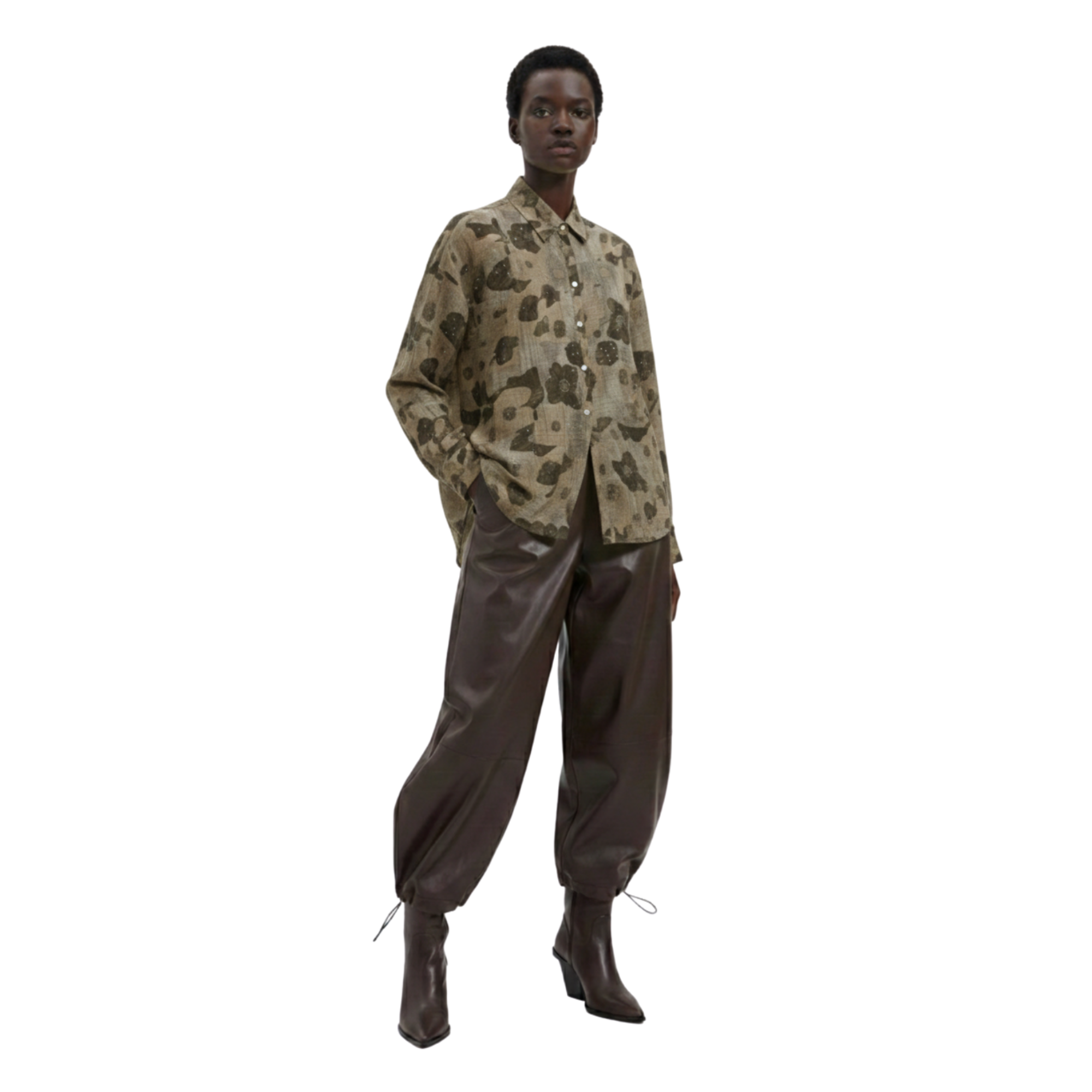 LOOSE FIT FLORAL BLOUSE (بلوزة)"ASTI"