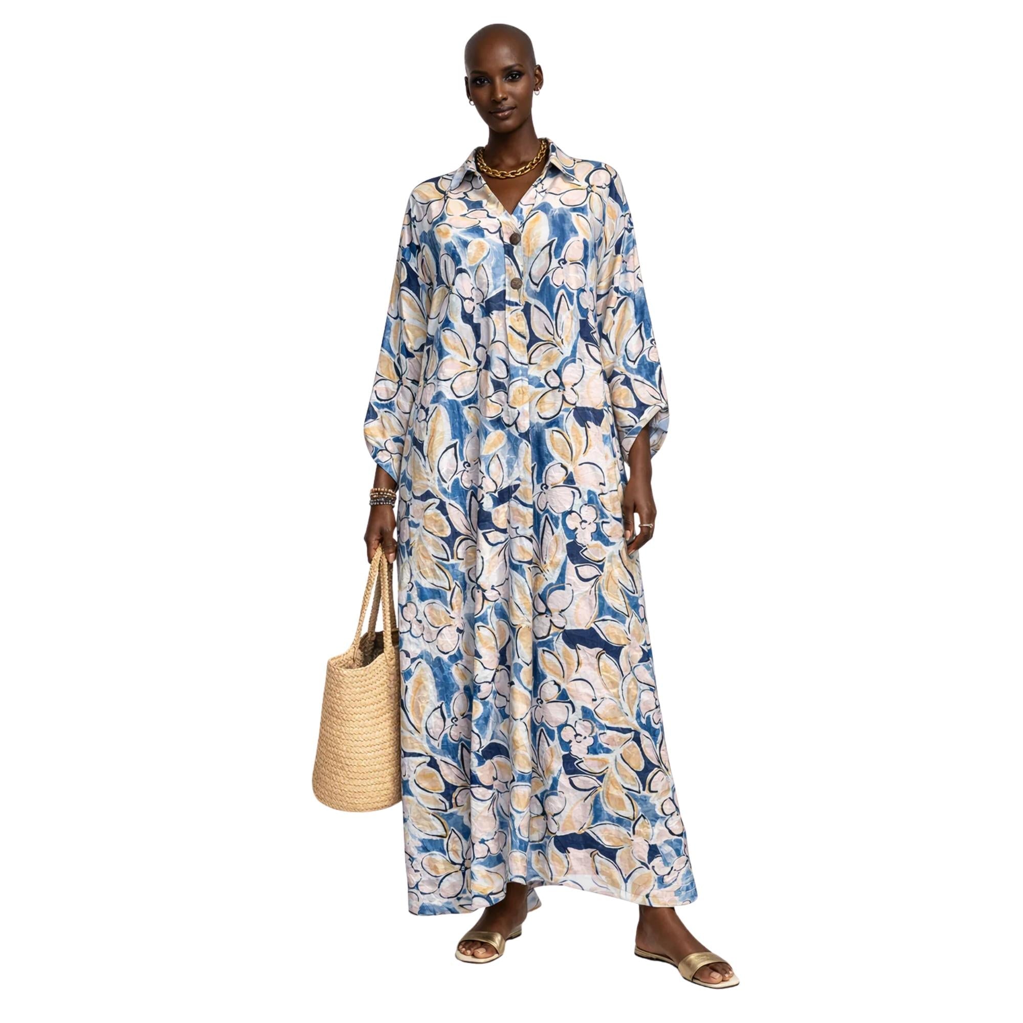 LOOSE FREE-FIT DRESS فستان "LAYALI BREEZE”