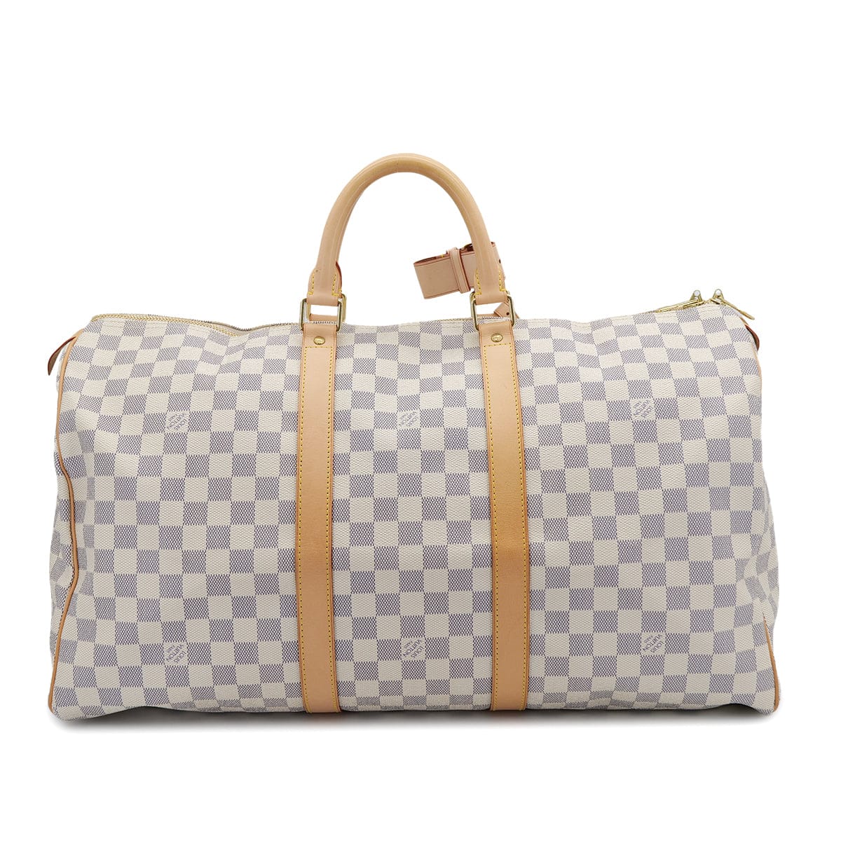 LOUIS VUITTON DAMIER AZUR KEEPALL 50 LUGGAGE WHITE N41430 90324144