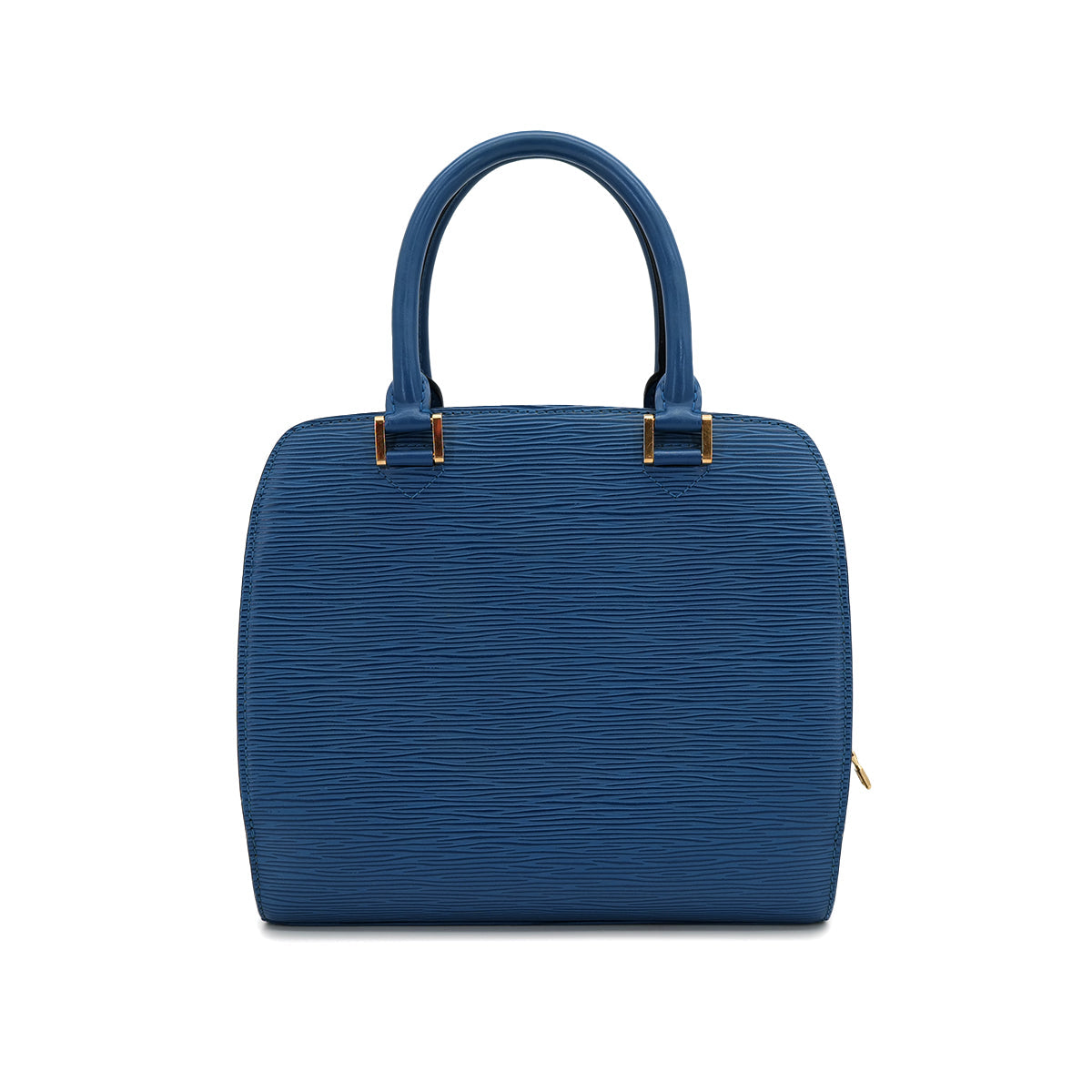 LOUIS VUITTON EPI PONT NEUF HAND BAG LEATHER TOLEDO BLUE M52055 90317183