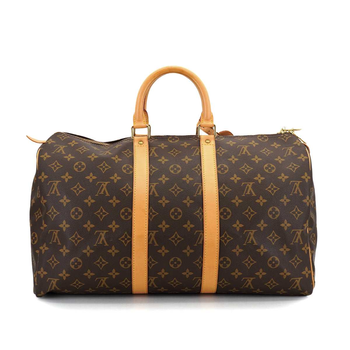LOUIS VUITTON MONOGRAM KEEPALL 45 LUGGAGE BROWN M41428 90326781