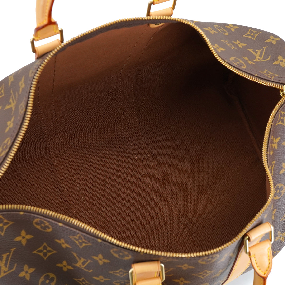 LOUIS VUITTON MONOGRAM KEEPALL 45 LUGGAGE BROWN M41428 90326781