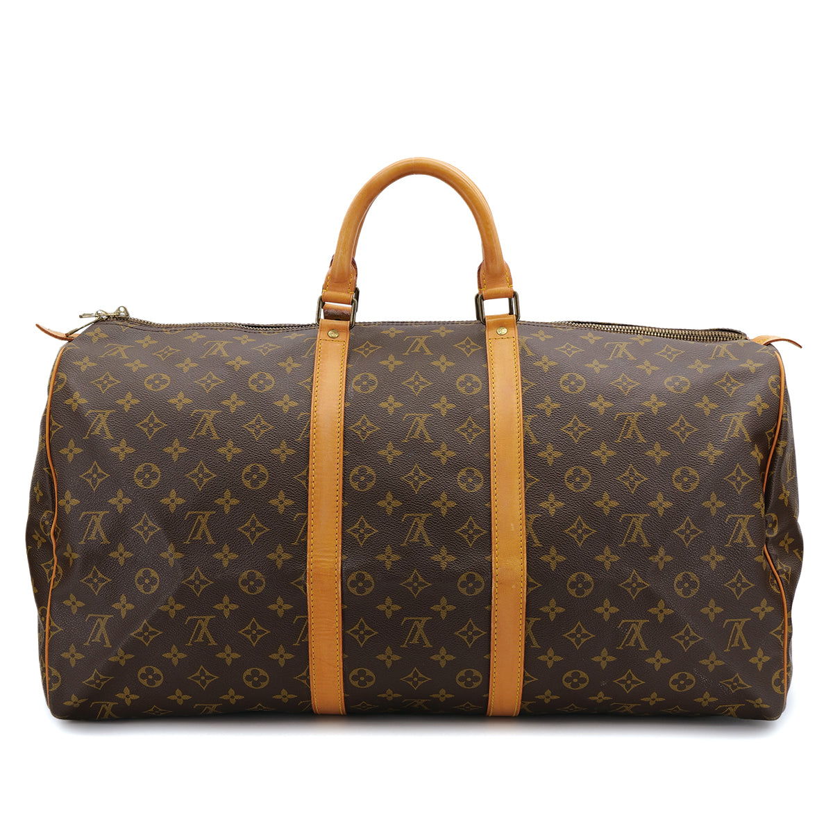LOUIS_VUITTON_MONOGRAM_KEEPALL_55_LUGGAGE_BROWN_M41424_90312618 _japan