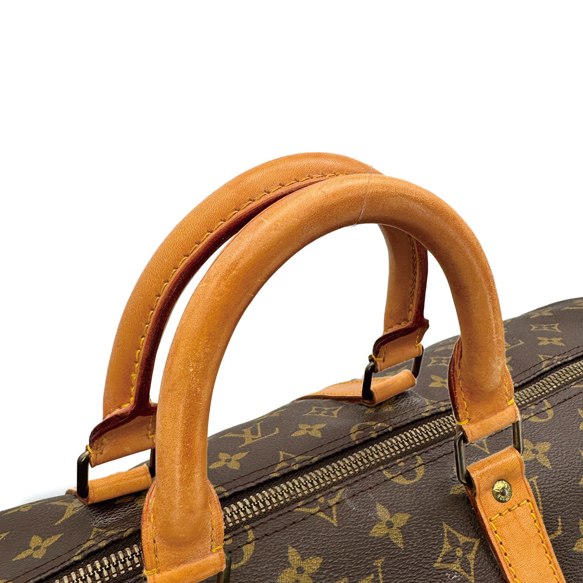 LOUIS VUITTON MONOGRAM KEEPALL 55 LUGGAGE BROWN M41424 90312618