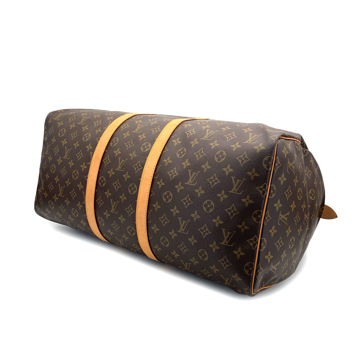 LOUIS VUITTON MONOGRAM KEEPALL 55 LUGGAGE BROWN M41424 90320173