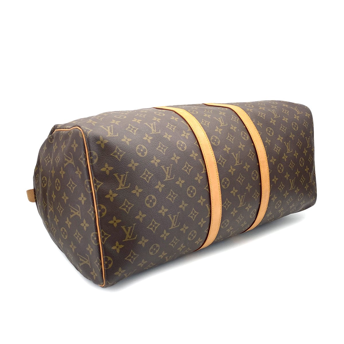 LOUIS VUITTON MONOGRAM KEEPALL 55 LUGGAGE BROWN M41424 90320173