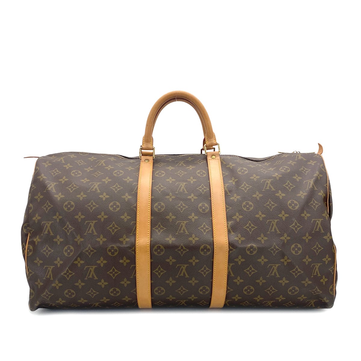 LOUIS VUITTON MONOGRAM KEEPALL 55 LUGGAGE BROWN M41424 90320173