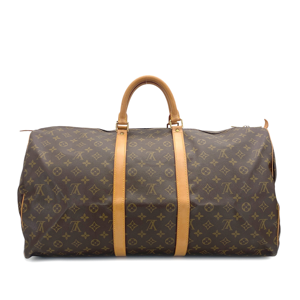 LOUIS VUITTON MONOGRAM KEEPALL 55 LUGGAGE BROWN M41424 90320173