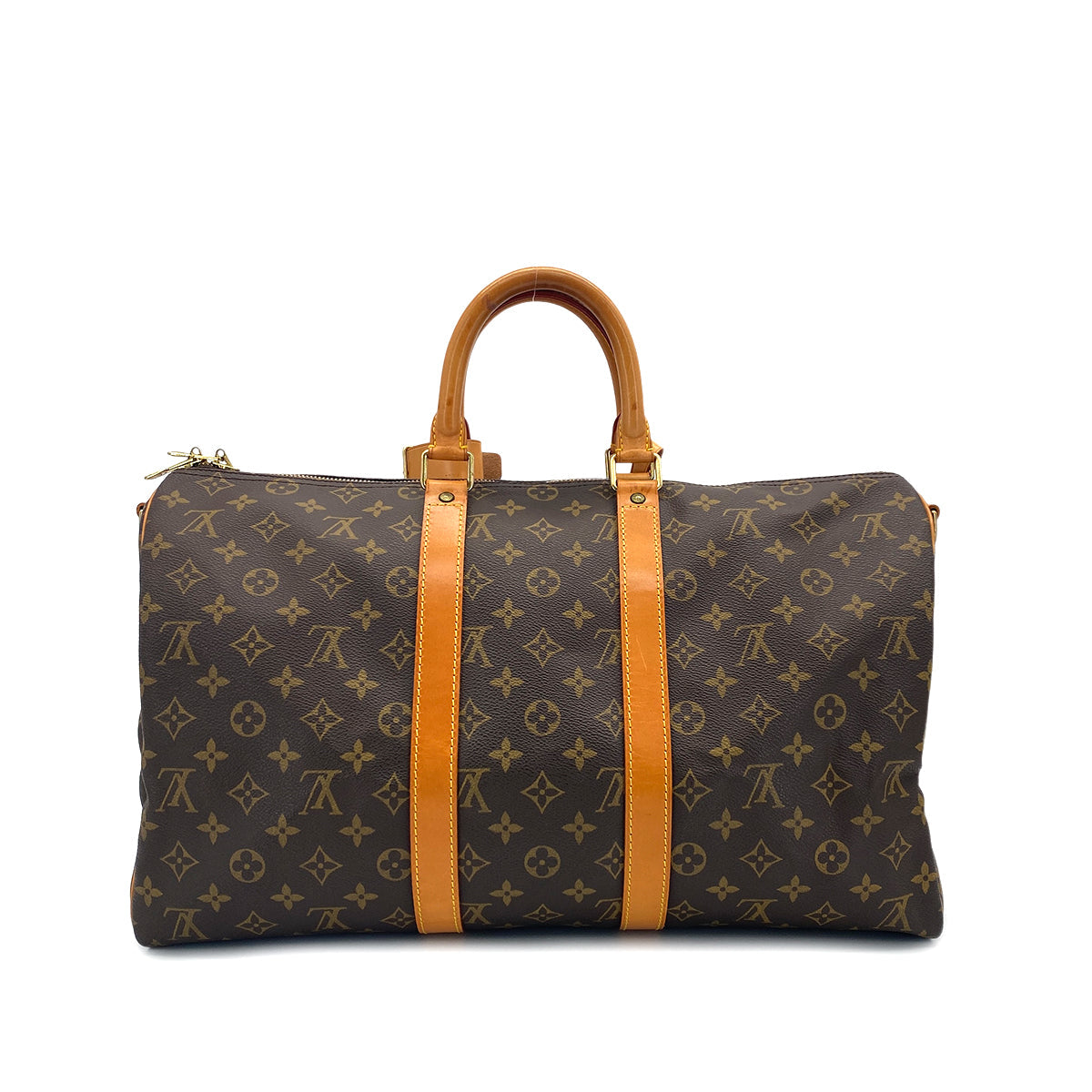 LOUIS VUITTON MONOGRAM KEEPALL BANDOULIERE 45 LUGGAGE BROWN M41418 90320187
