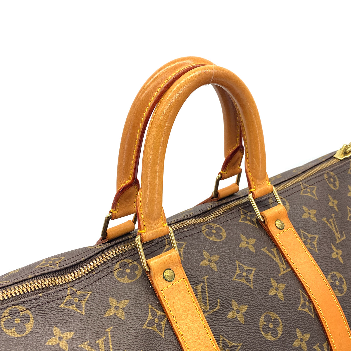 LOUIS VUITTON MONOGRAM KEEPALL BANDOULIERE 45 LUGGAGE BROWN M41418 90320187