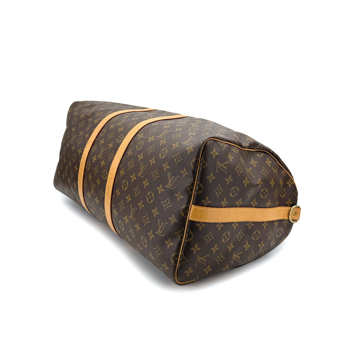 LOUIS VUITTON MONOGRAM KEEPALL BANDOULIERE 55 LUGGAGE BROWN M41414 90312566