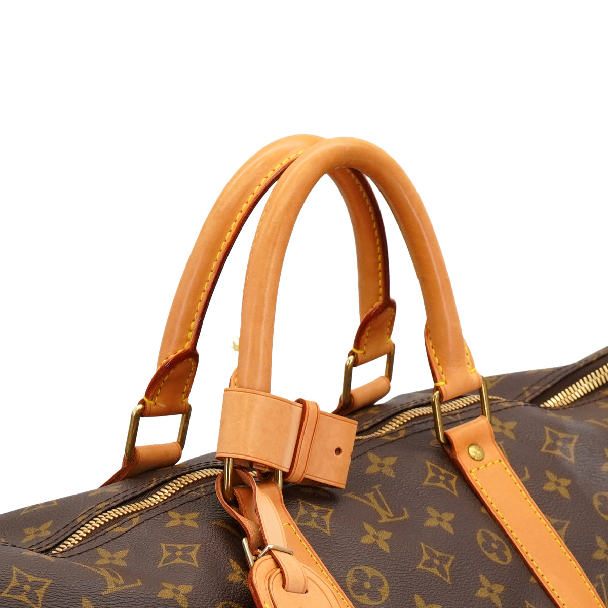 LOUIS VUITTON MONOGRAM KEEPALL BANDOULIERE 55 LUGGAGE BROWN M41414 90327887