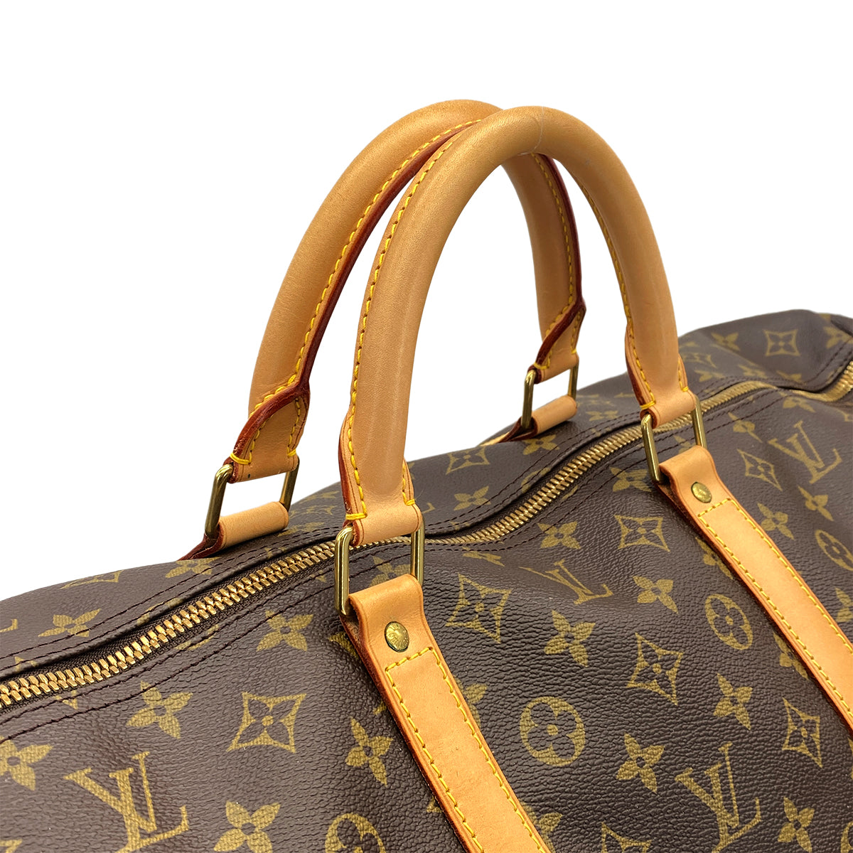 LOUIS VUITTON MONOGRAM KEEPALL BANDOULIERE 60 LUGGAGE BROWN M41412 90313861