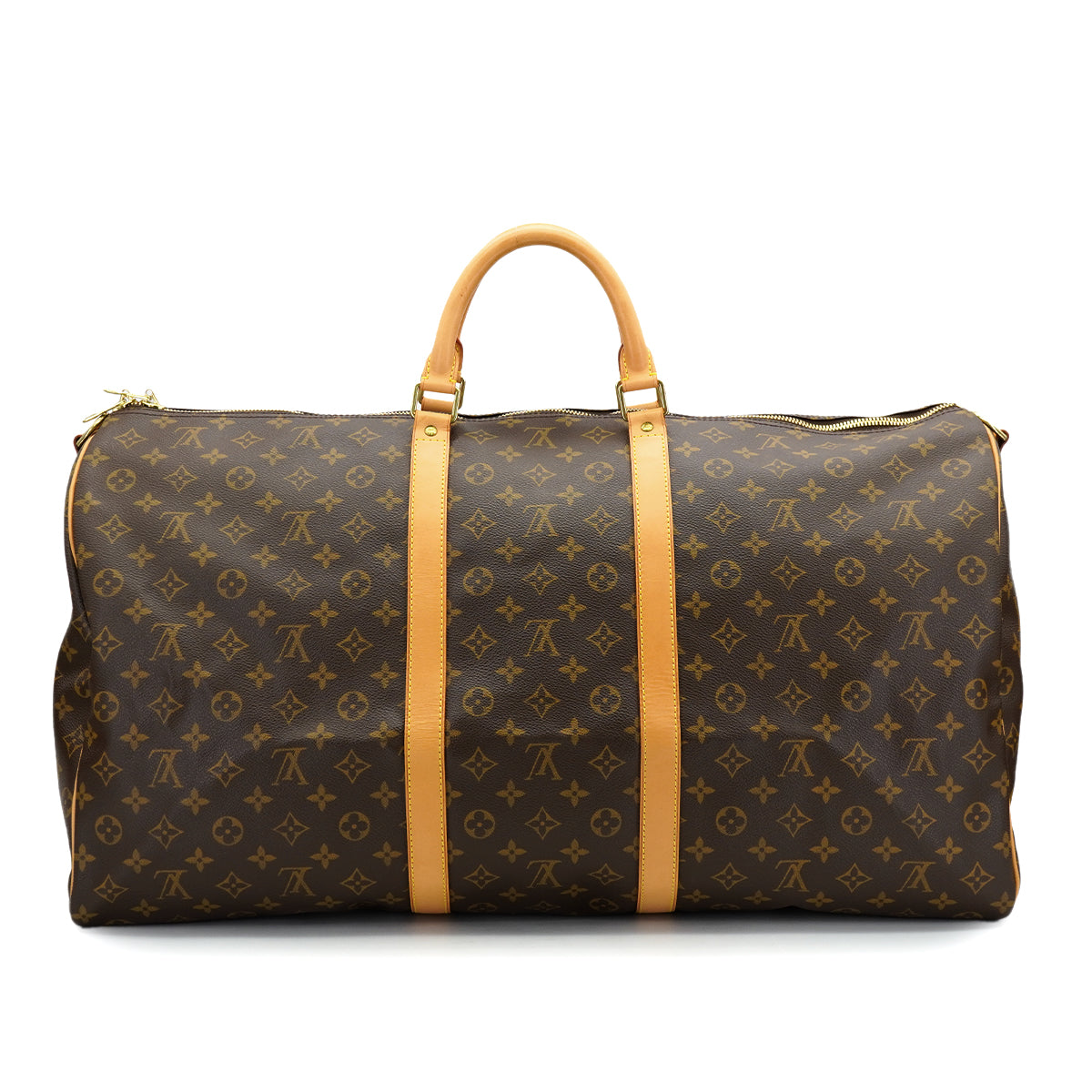 LOUIS VUITTON MONOGRAM KEEPALL BANDOULIERE 60 LUGGAGE BROWN M41412 90326761