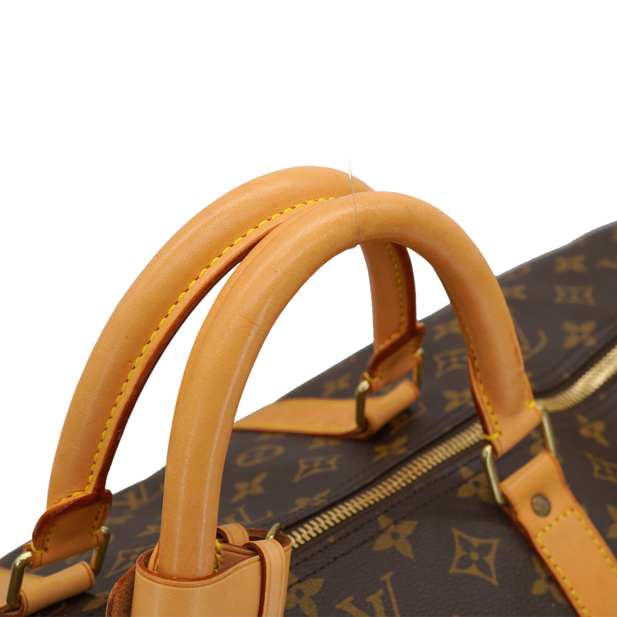 LOUIS VUITTON MONOGRAM KEEPALL BANDOULIERE 60 LUGGAGE BROWN M41412 90327867