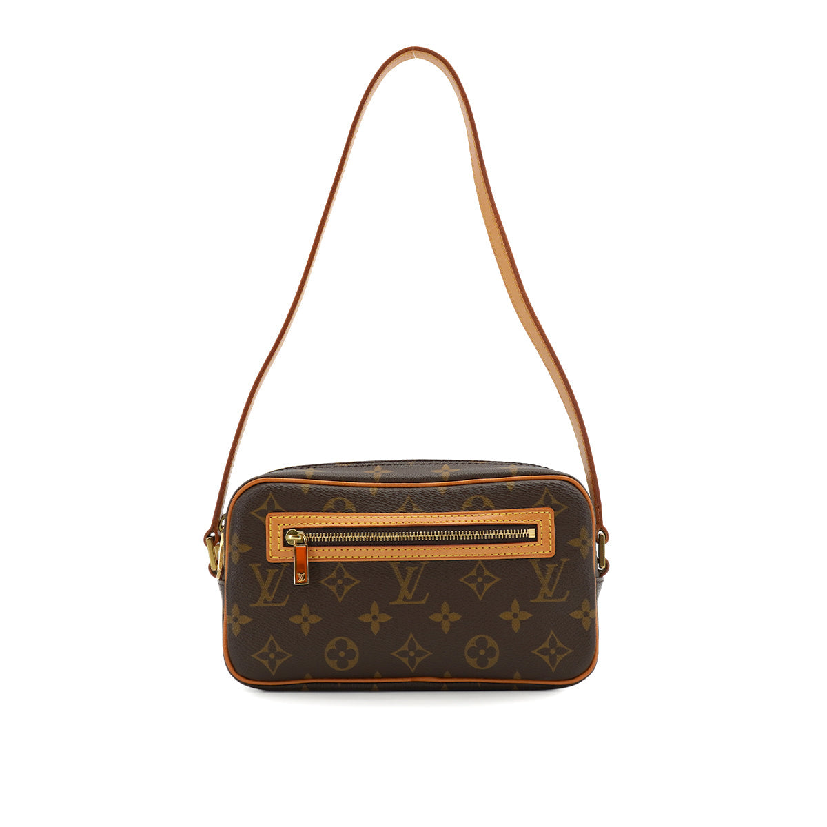 LOUIS VUITTON MONOGRAM POCHETTE CITE SHOULDER BAG BROWN M51183 90327291