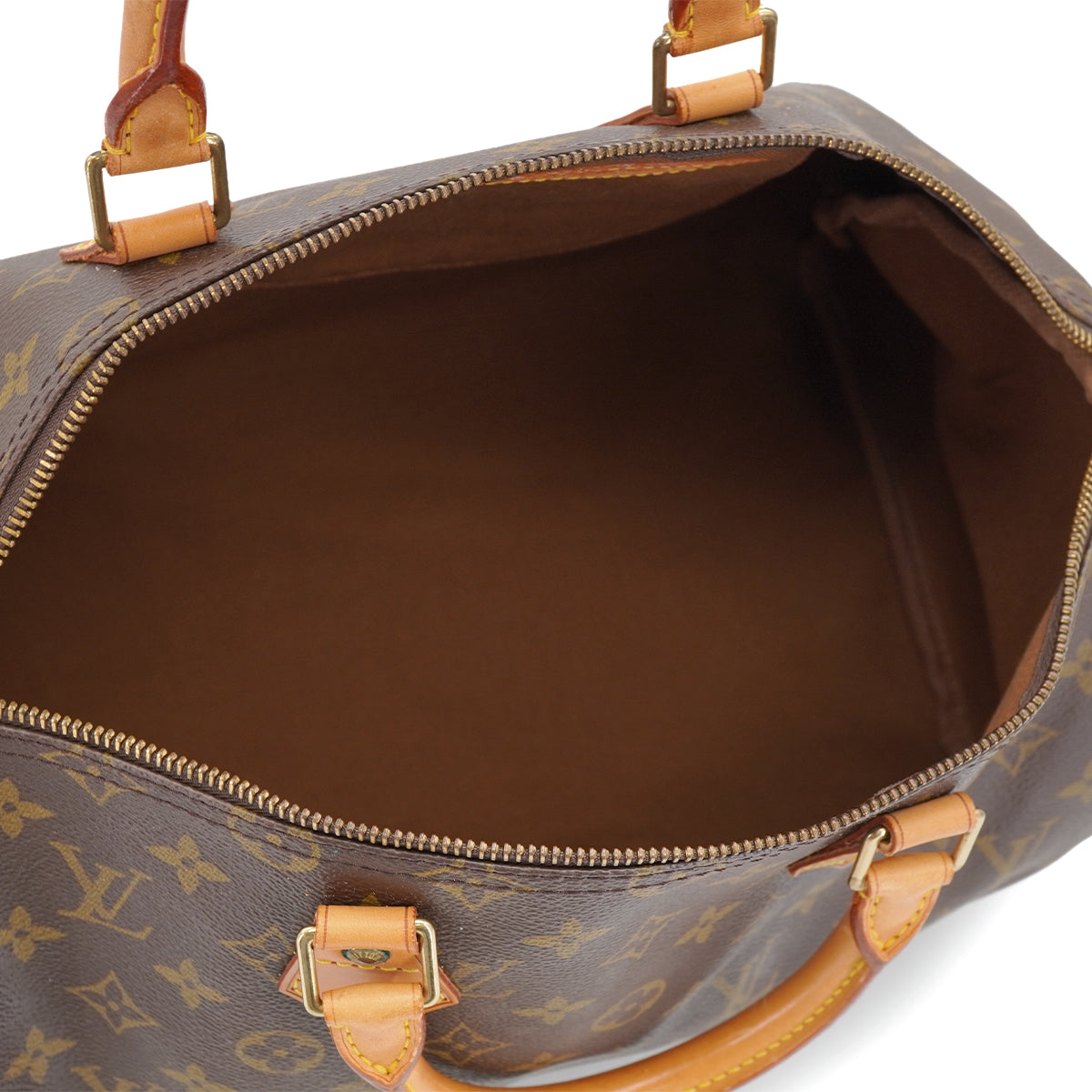 LOUIS VUITTON MONOGRAM SPEEDY 35 HAND BAG BROWN M41524 90326752