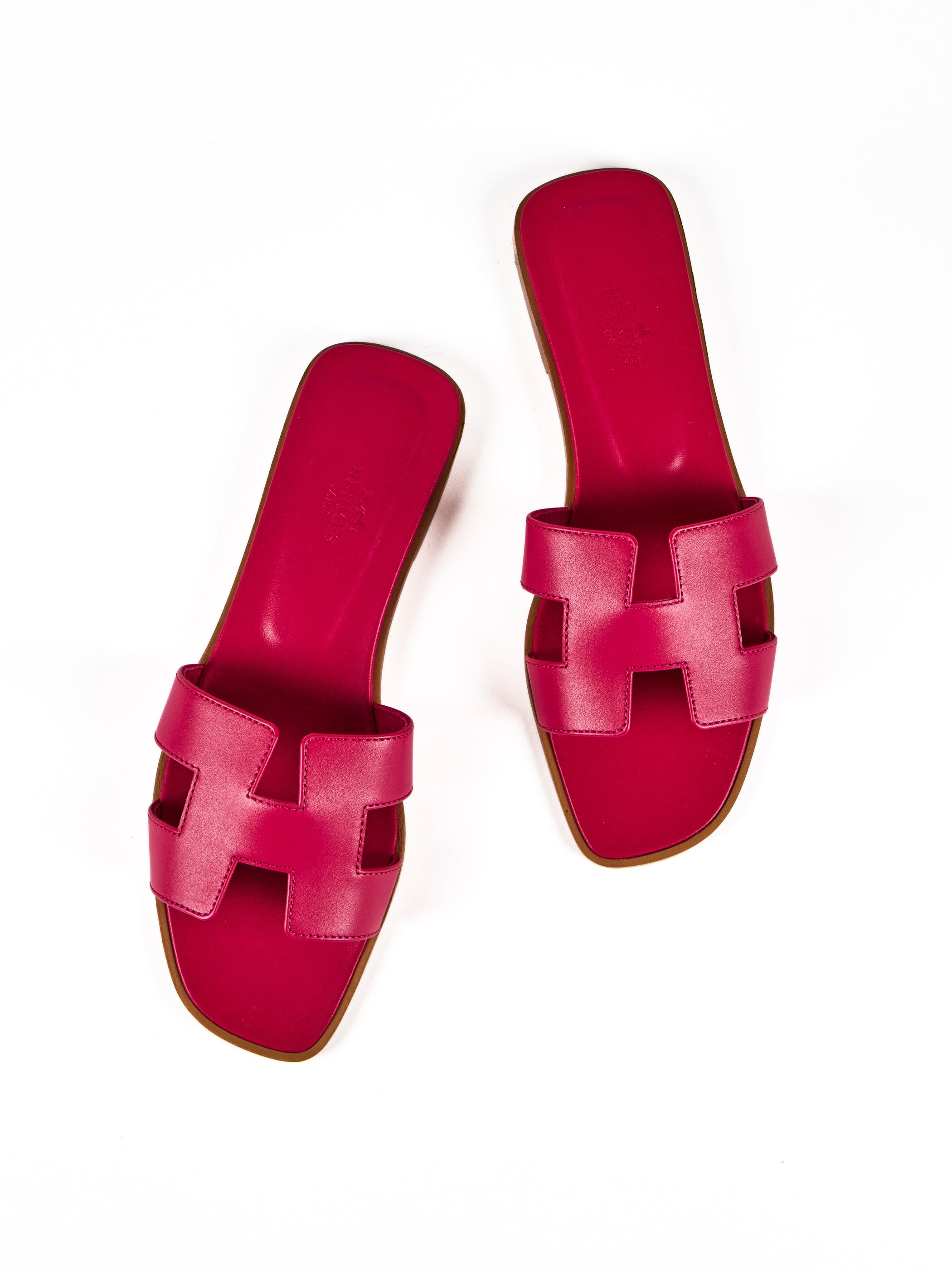 HERMÈS ORAN SANDAL Rose Sorbet - Size 39