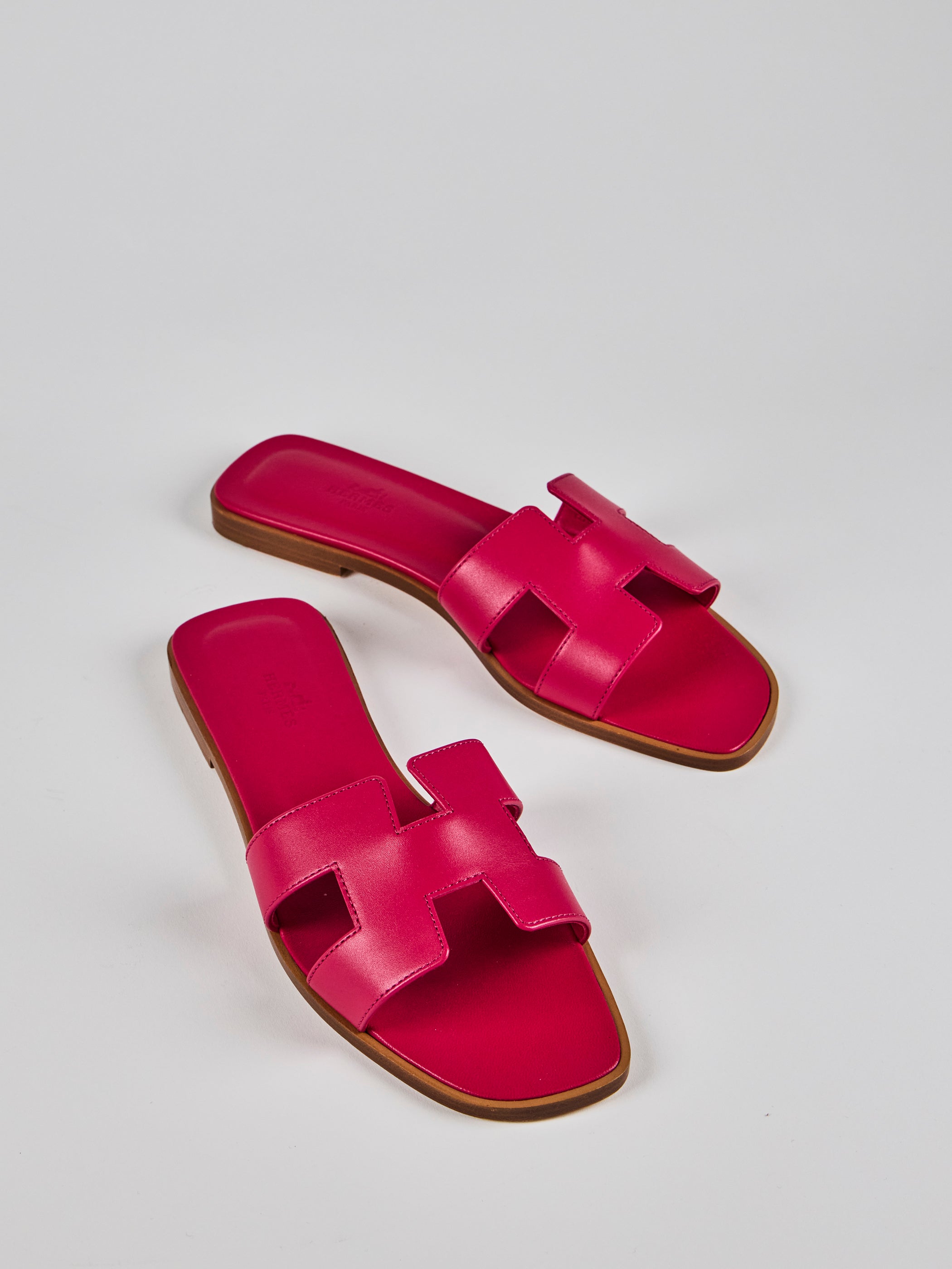 HERMÈS ORAN SANDAL Rose Sorbet - Size 39