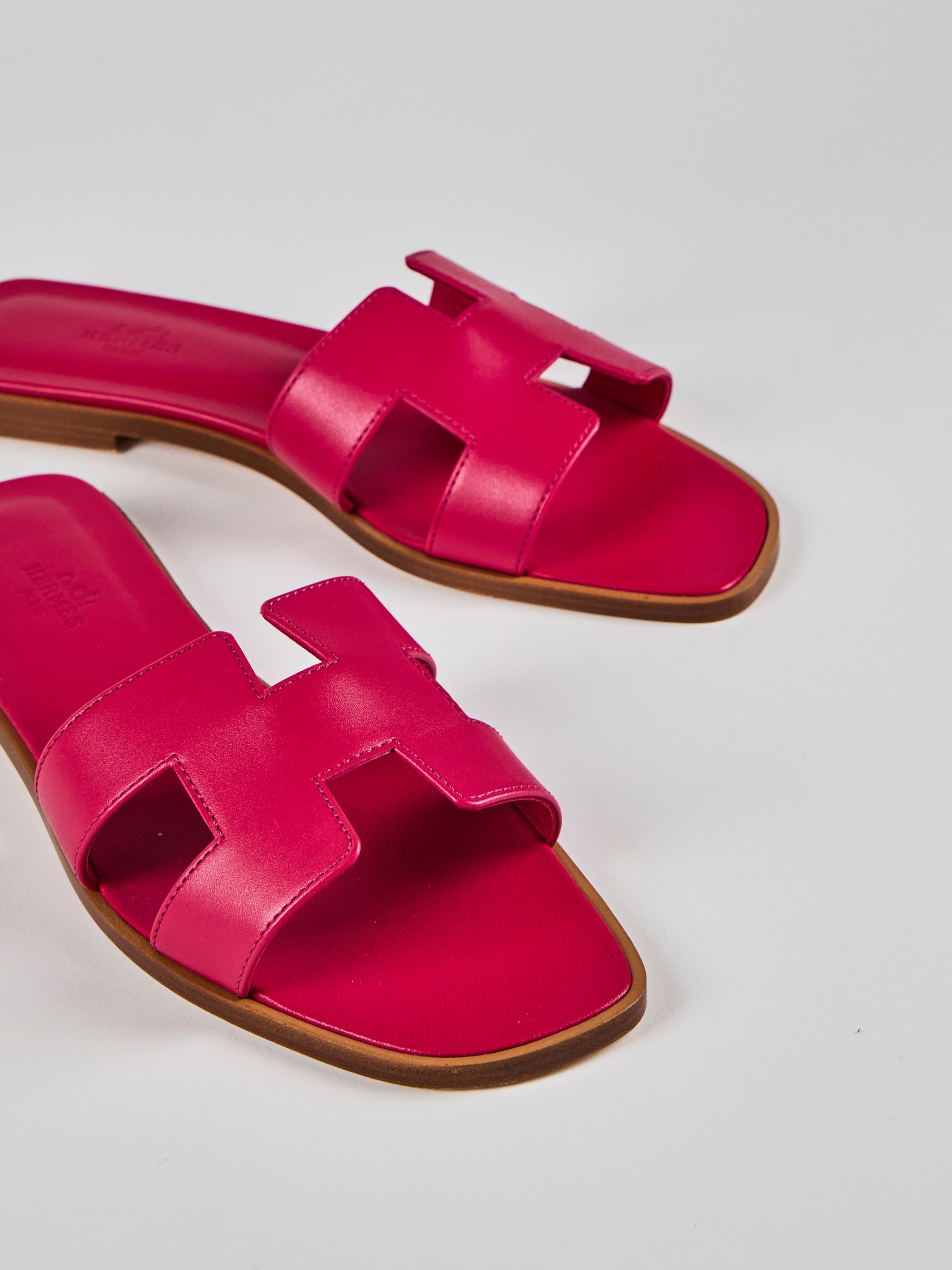 HERMÈS ORAN SANDAL Rose Sorbet - Size 39