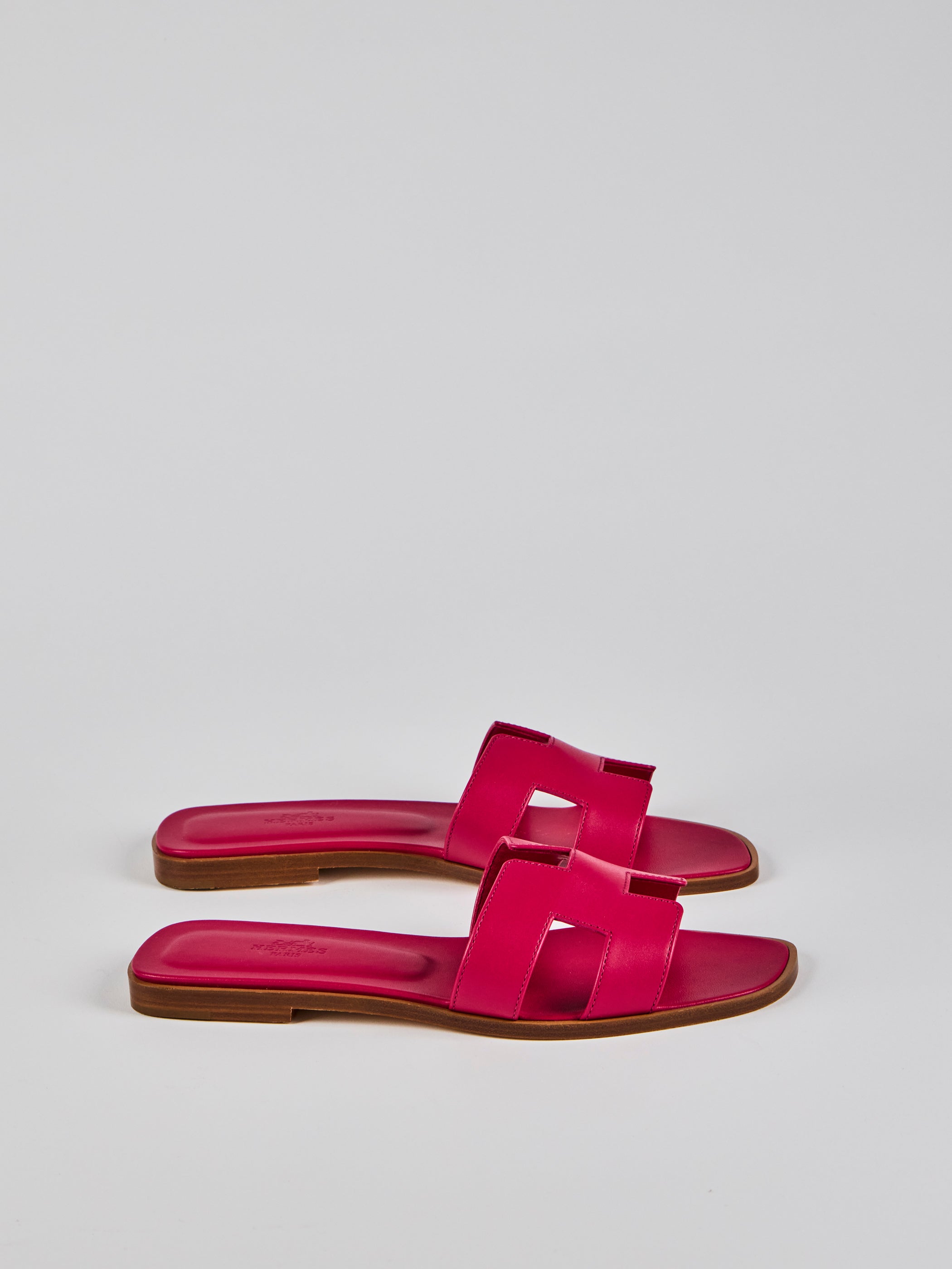 HERMÈS ORAN SANDAL Rose Sorbet - Size 39