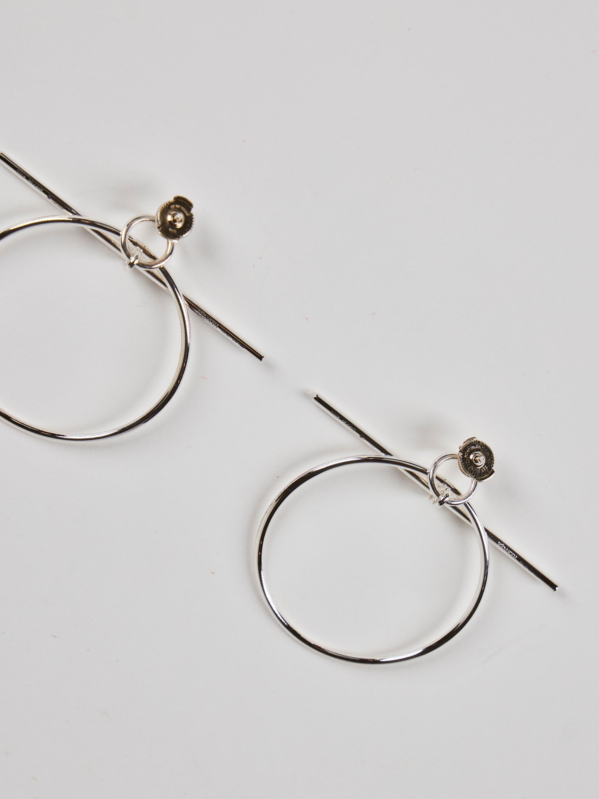 HERMÈS LOOP EARINGS Sterling Silver