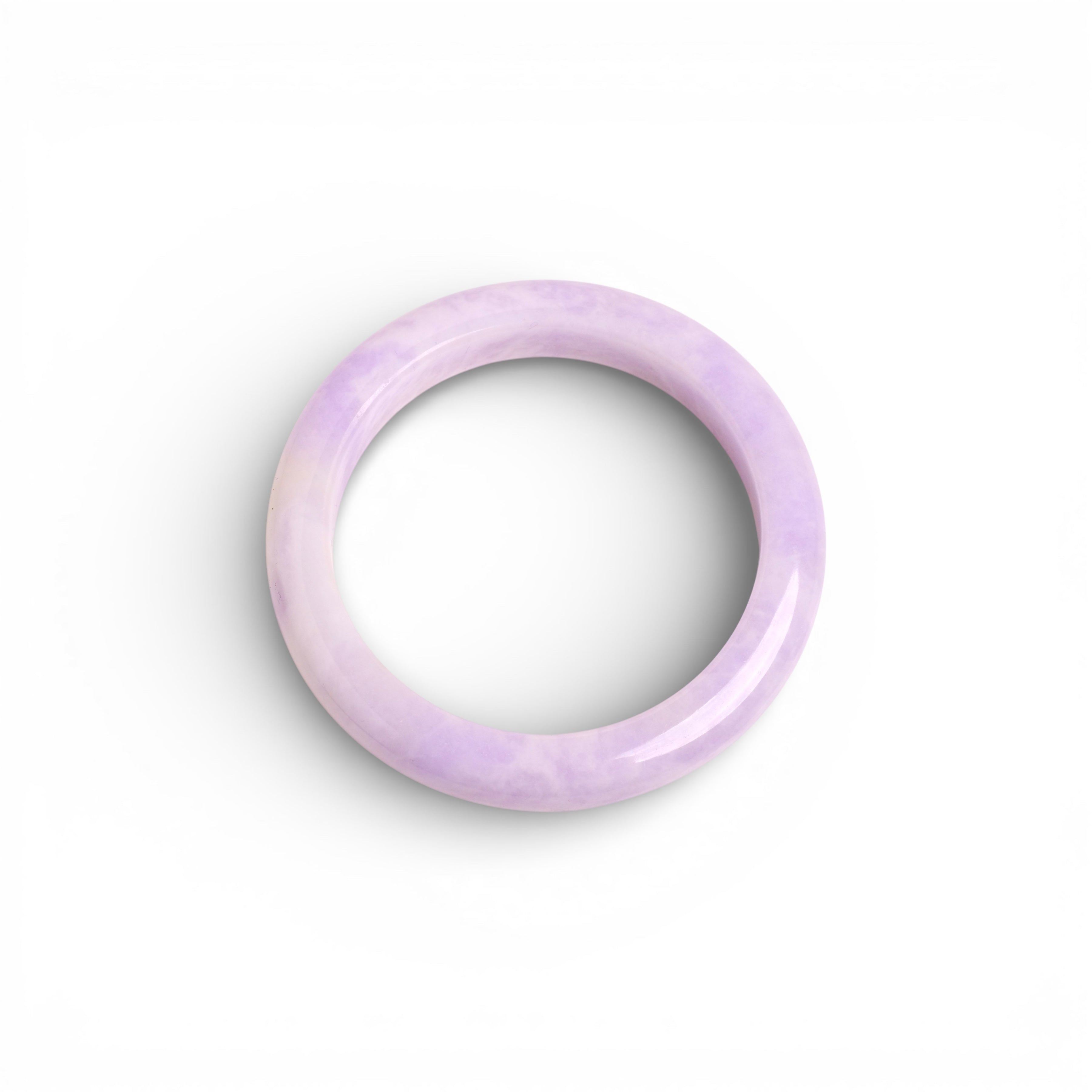 377.45ct Lavender Jadeite Bangle