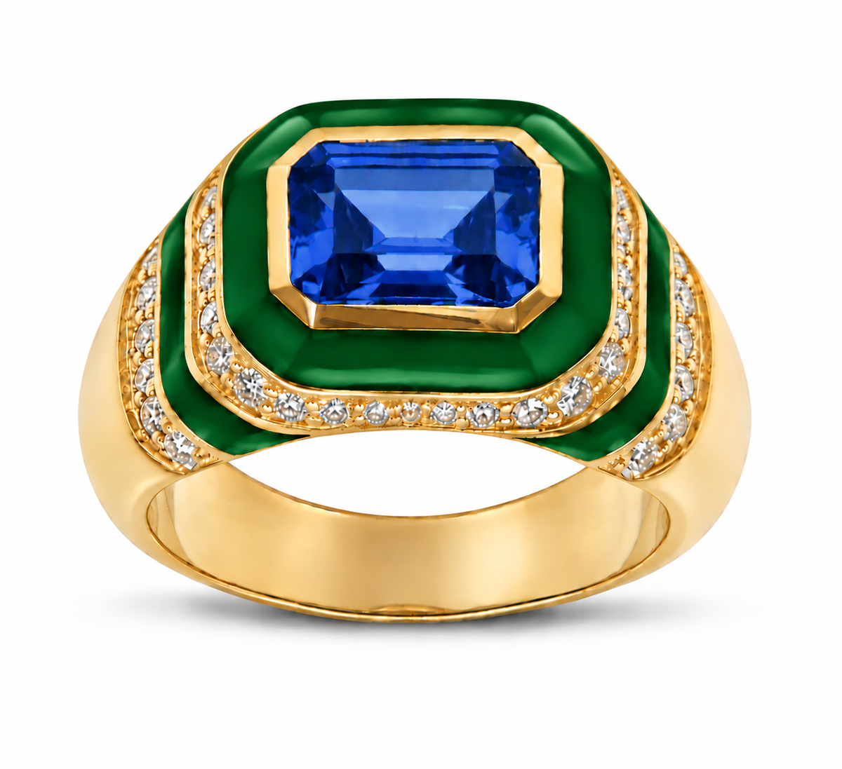 Kyma Dome Ring 18K Yellow Gold THOA001