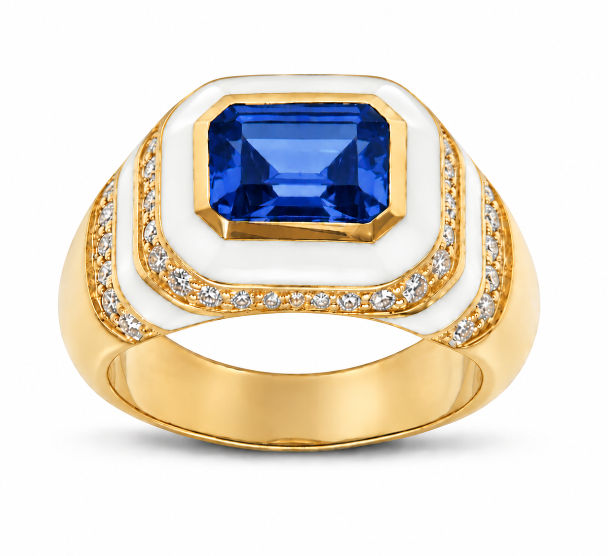 Kyma Dome Ring 18K Yellow Gold THOA001