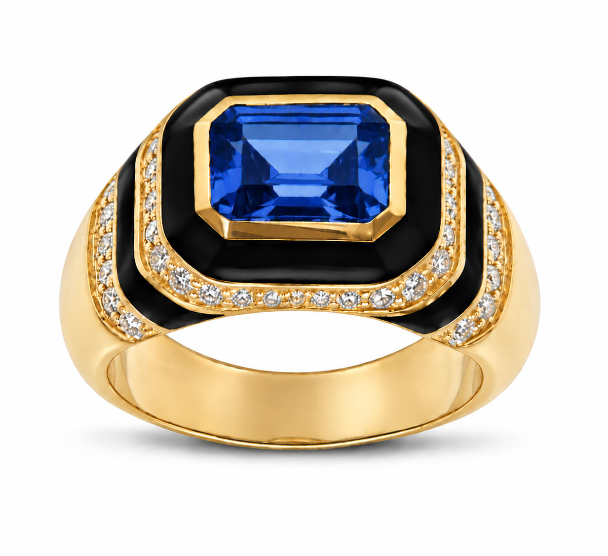 Kyma Dome Ring 18K Yellow Gold THOA001