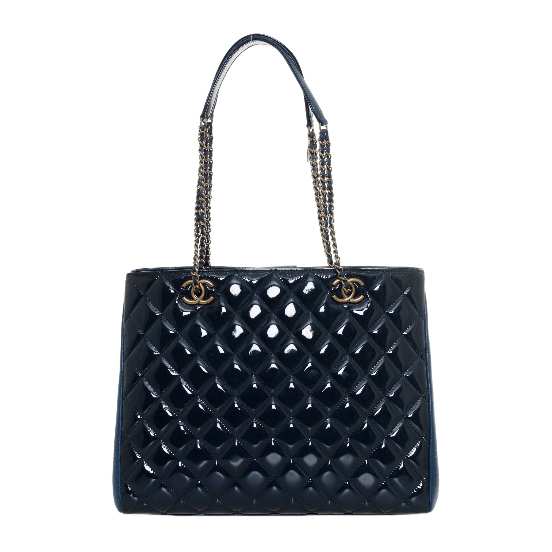 Chanel Patent Goatskin CC Paris-Salzburg Eyelet Tote CHA11888B