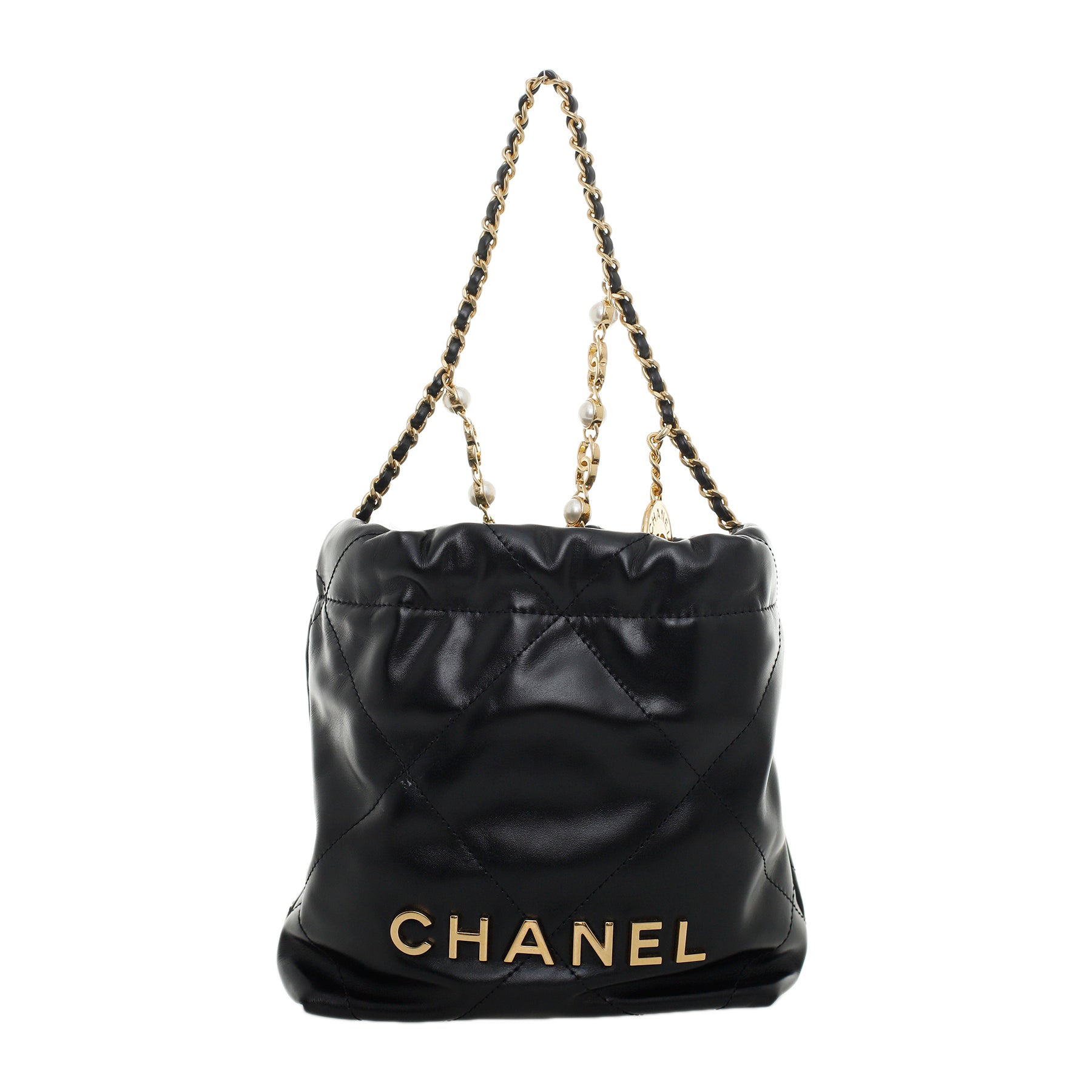 Chanel Quilted Pearl CC Chain Mini C22 Bag CHA11962B