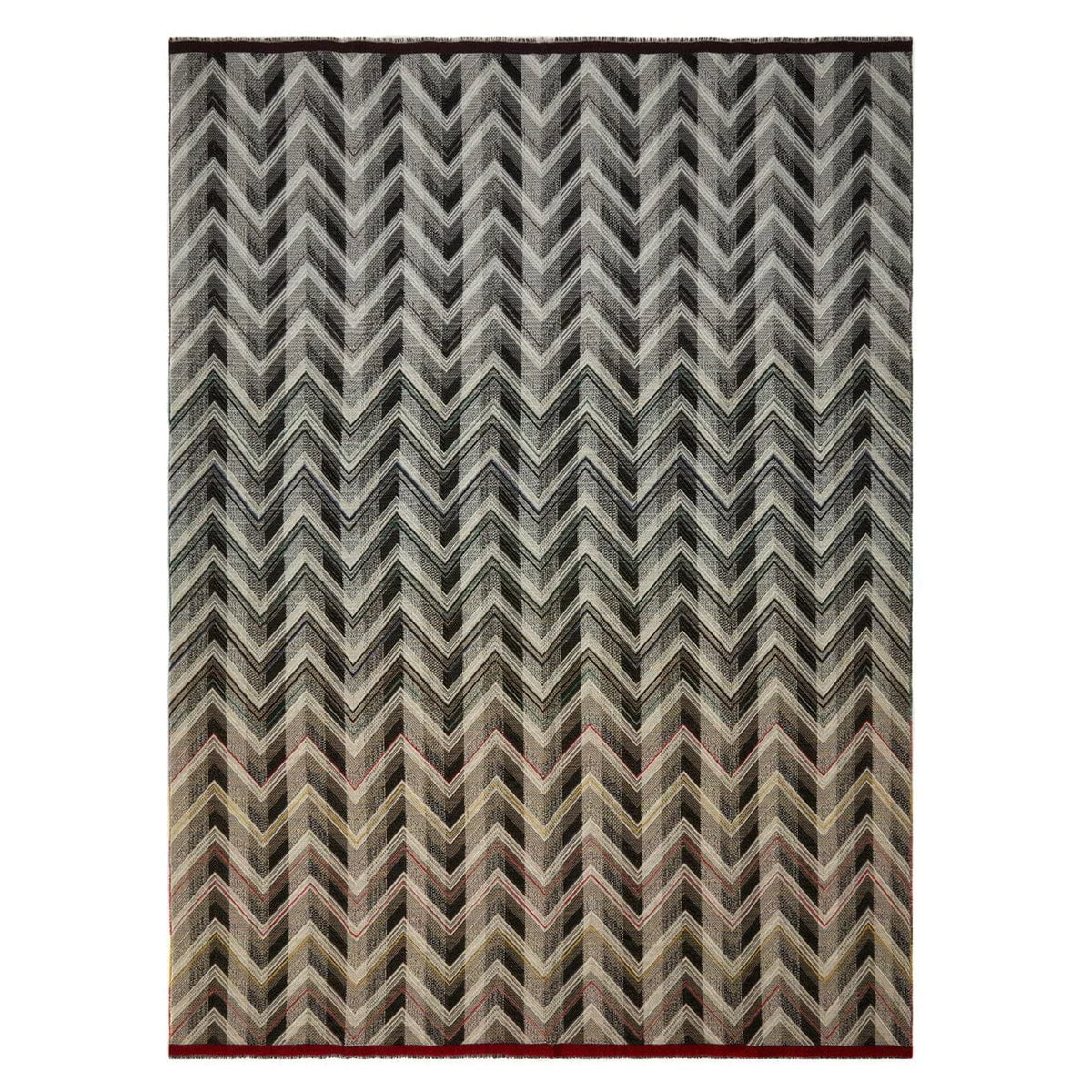 Missoni Home Grey & Black Brent Plaid Throw Blanket 140 x 190 ANL0187