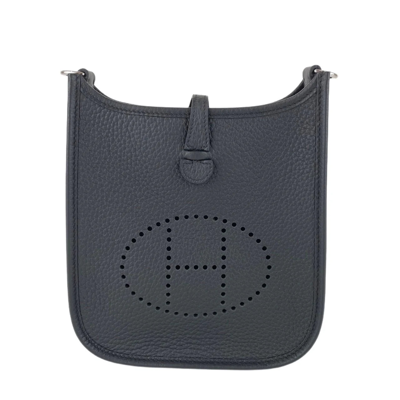 Hermes Evelyne TPM Black Clemence PHW #W SKCB-110137