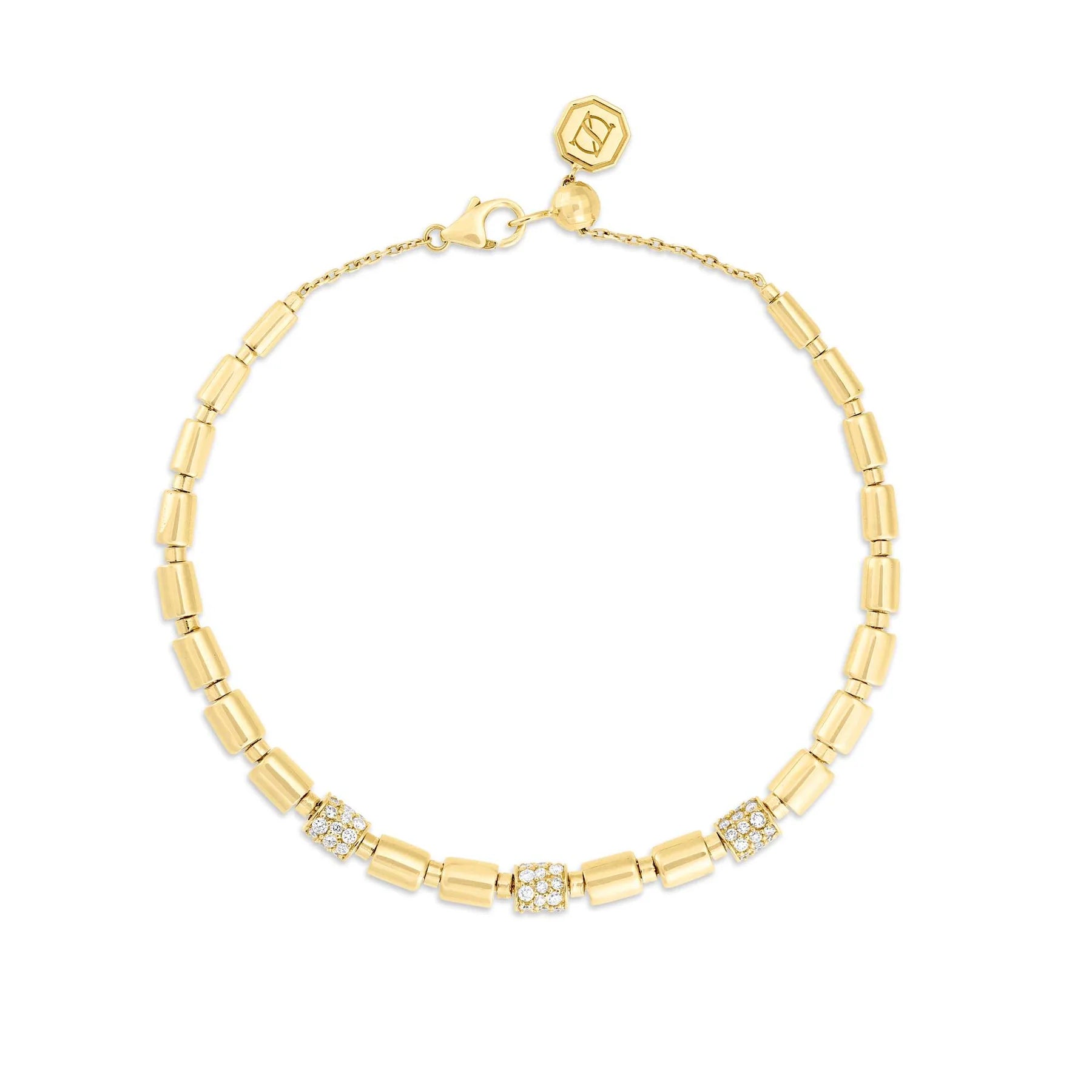 ITERU RHYTHM BRACELET - YELLOW GOLD NS016EN