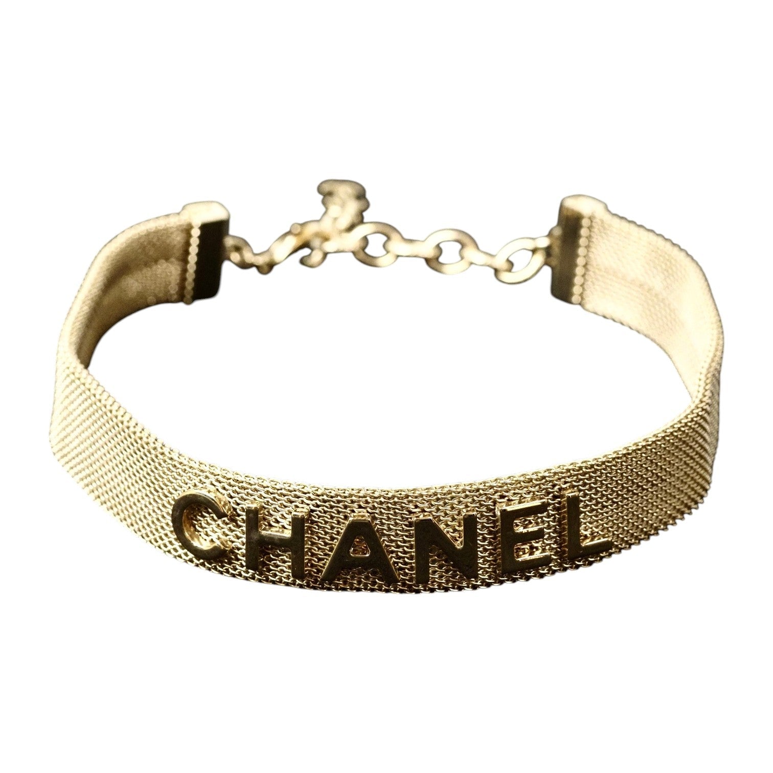Chanel Gold Mesh Choker