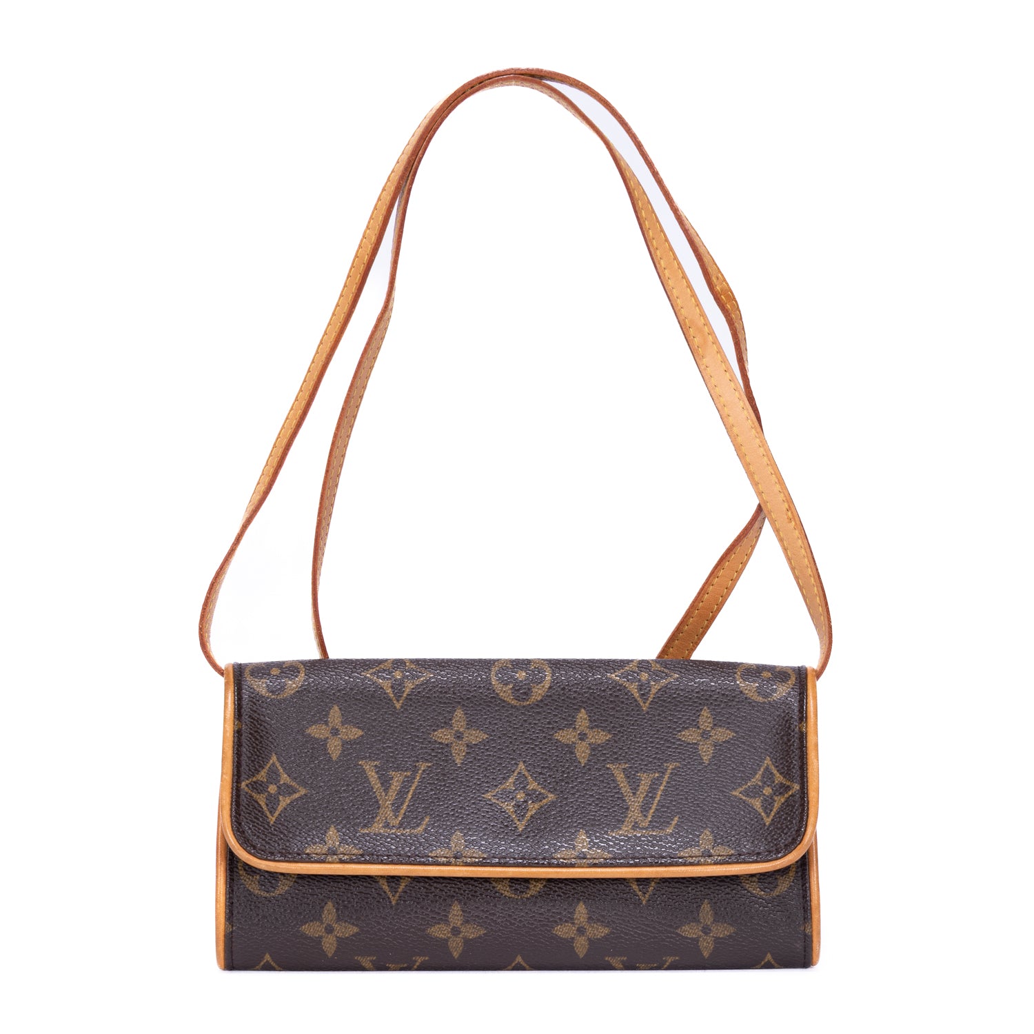 Louis Vuitton Pochette Twin 0 Brown Monogram Canvas OAG8781