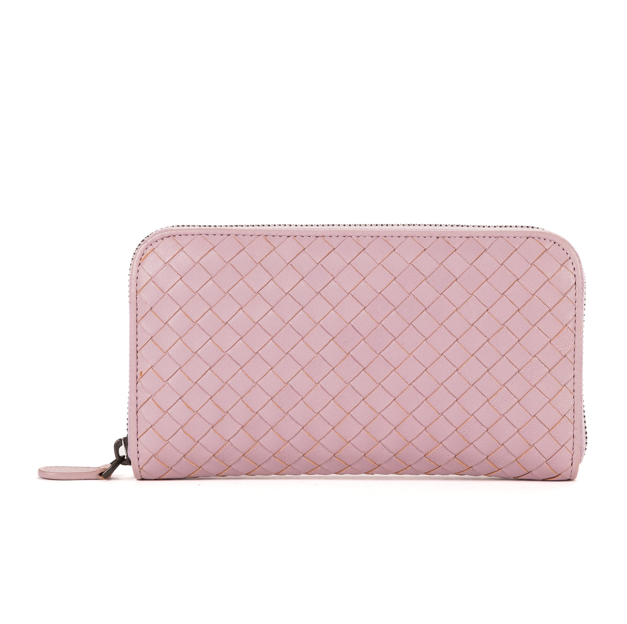 Bottega Veneta Pink Calf Leather Zip-Around OAH0039