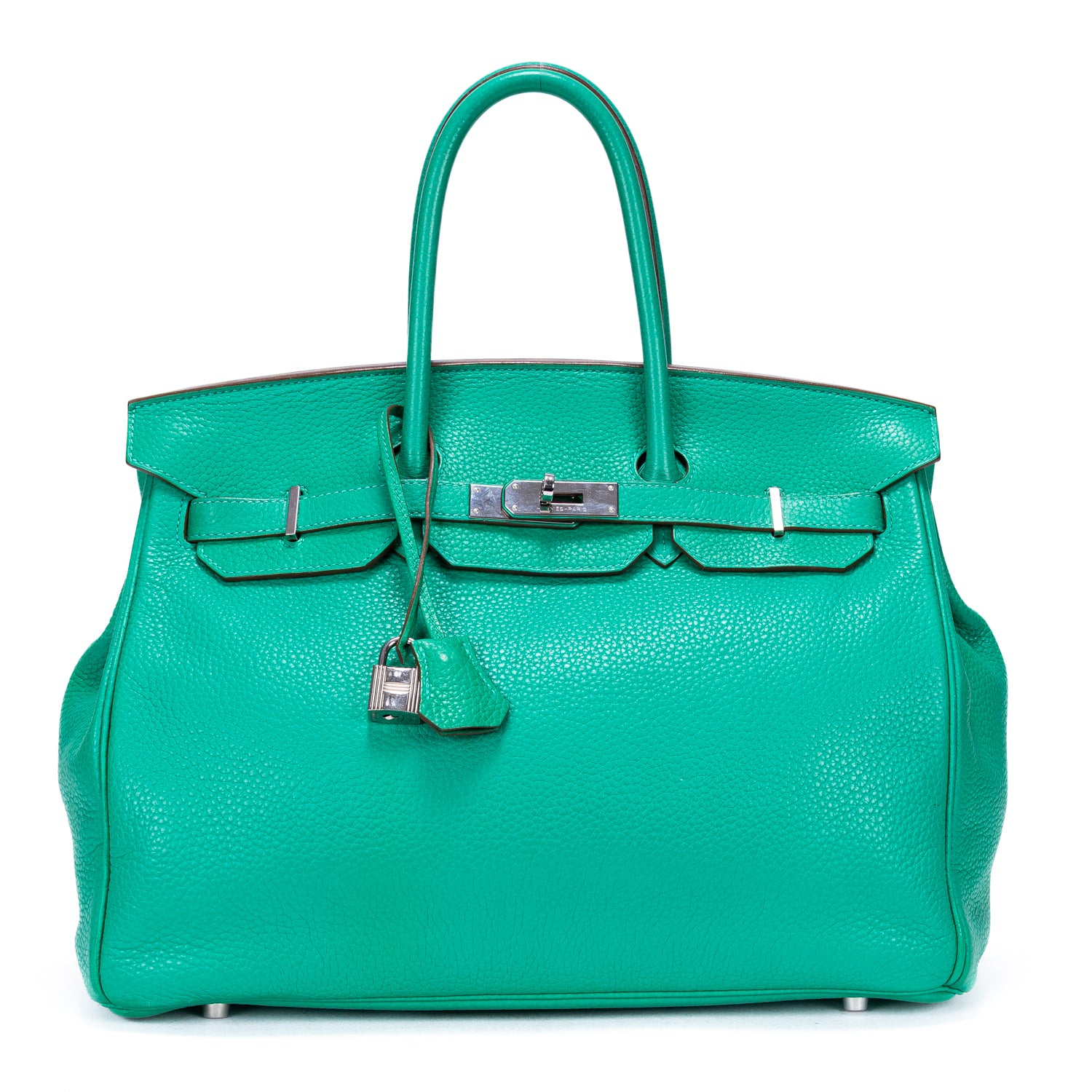 Hermès Birkin Retourne 35 Mint Green Clemence Leather OAH0271