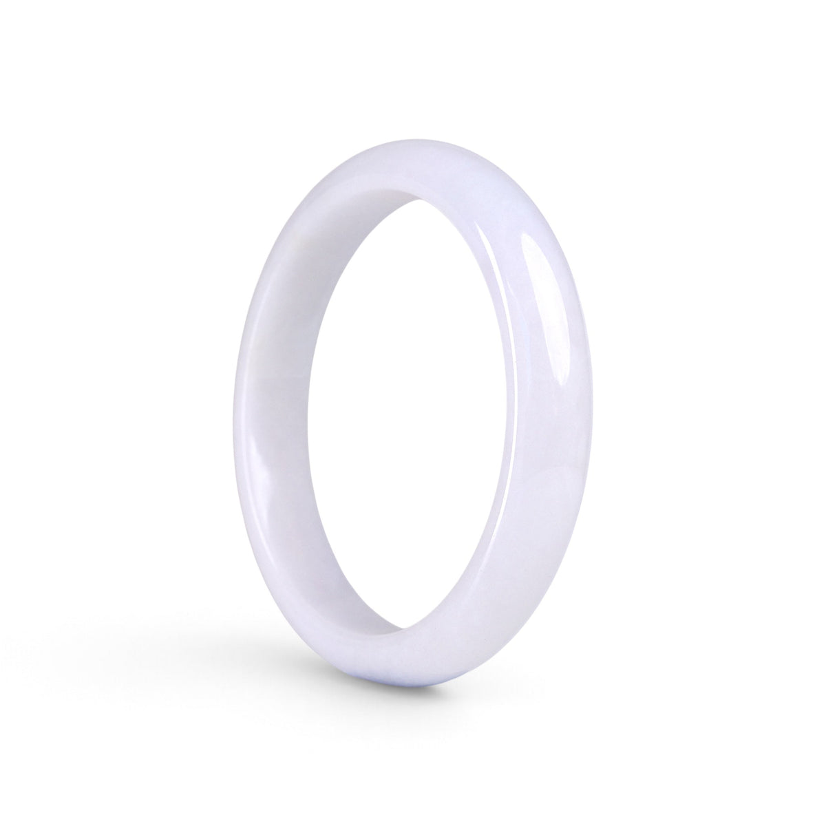 Type A White Jadeite Bangle