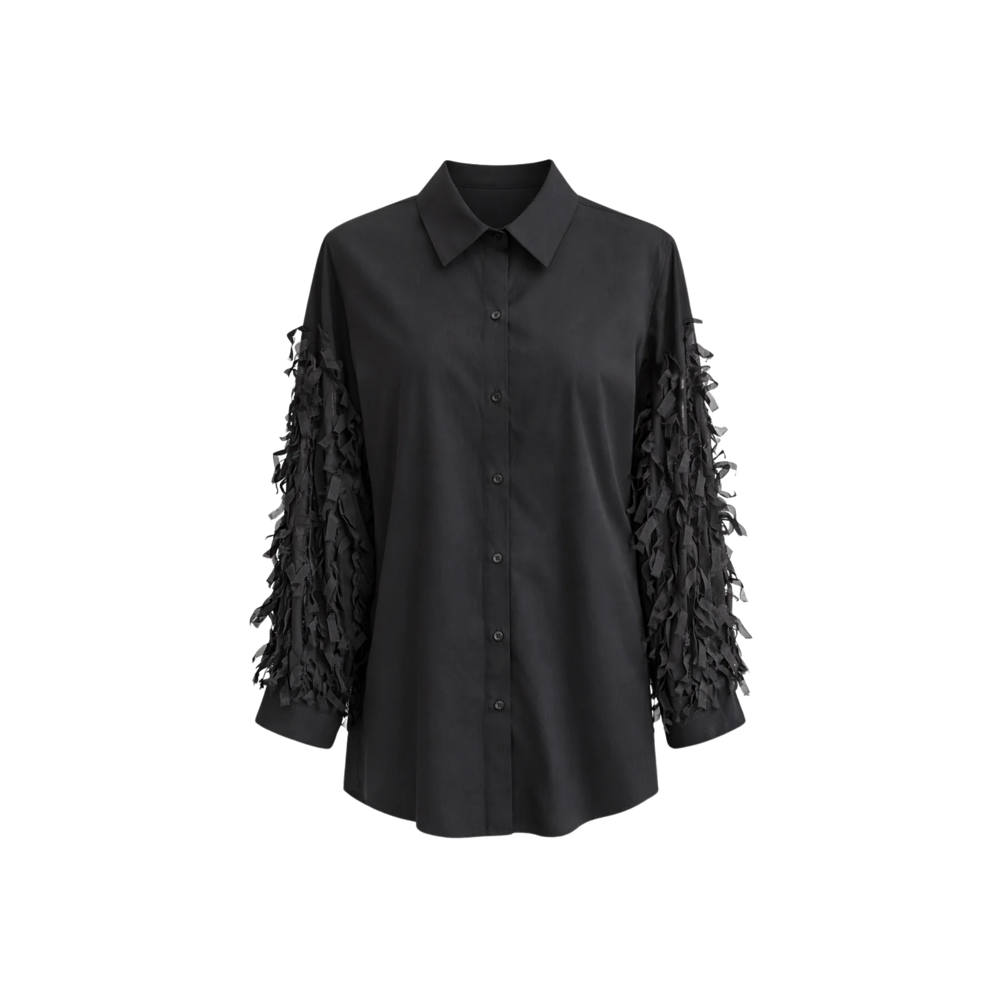 OVERSIZED SLEEVE’S FRINGE SHIRT (فستان)"NELLY"
