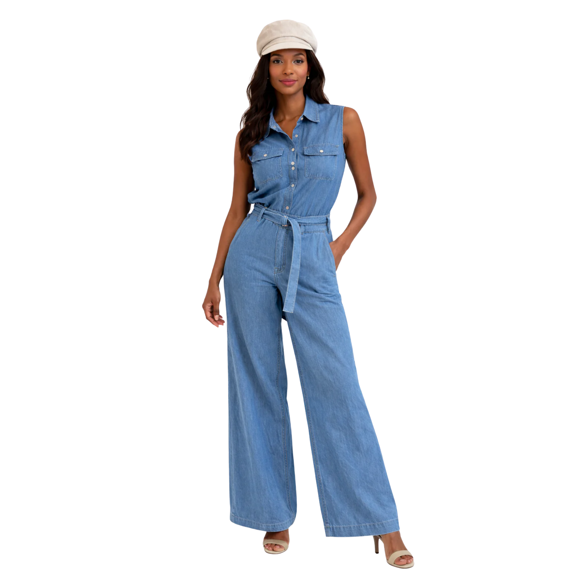 PANTALONE ROWN AF LIGHT DENIM TROUSERS (بنطلون)