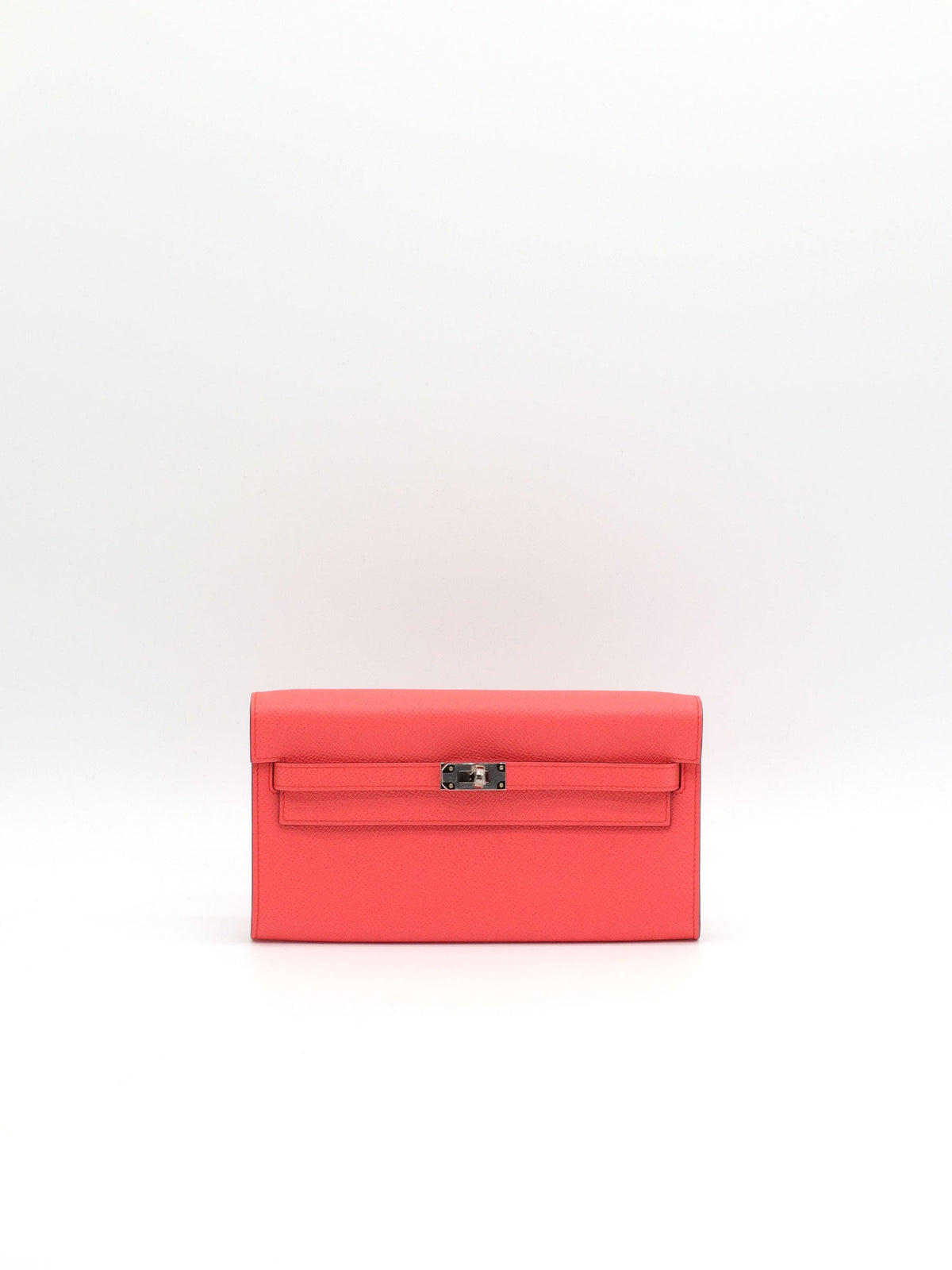 Hermès Kelly To Go Rose Texas Epsom Palladium Hardware