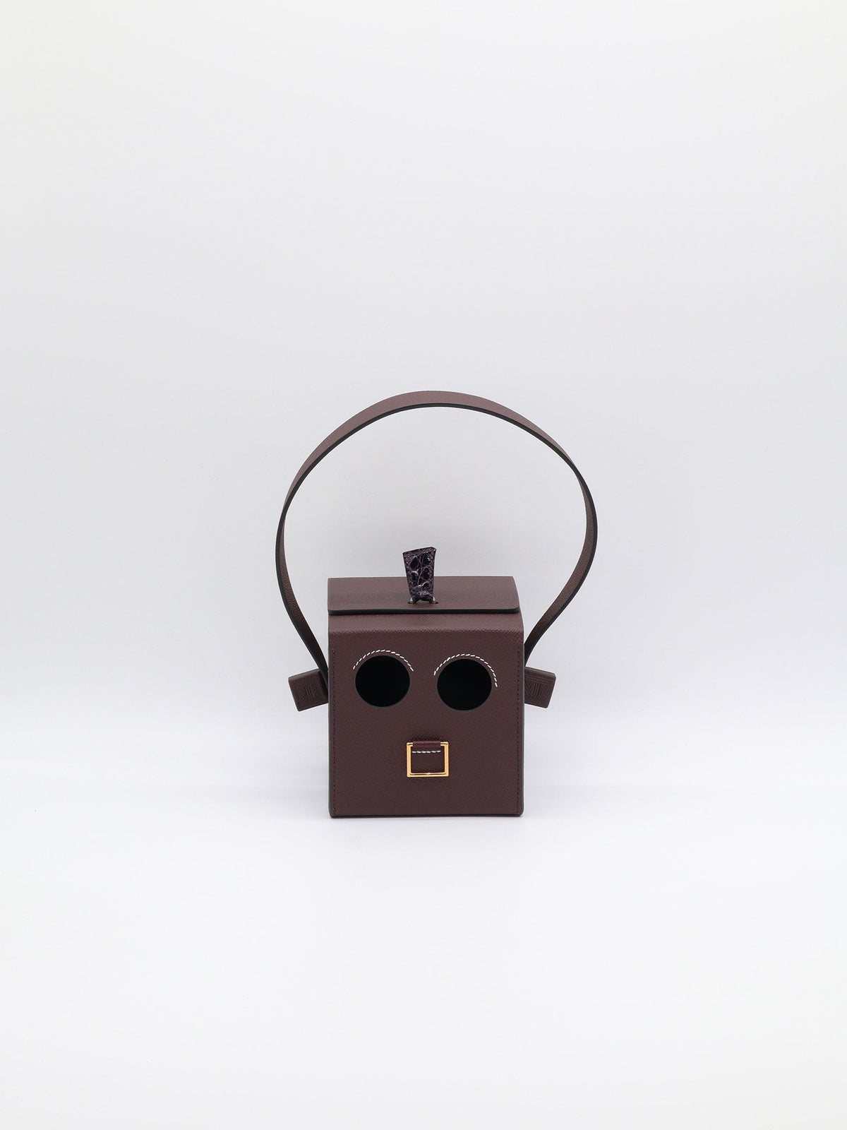 Hermès Petit H robot rouge sellier - cassis