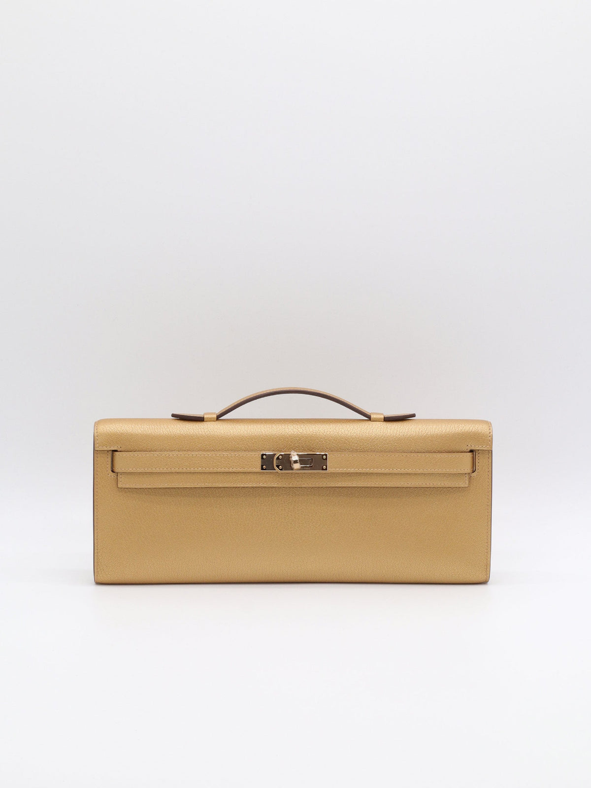 Hermès Kelly Cut Chamkilight Dore Chevre Permabrass Hardware